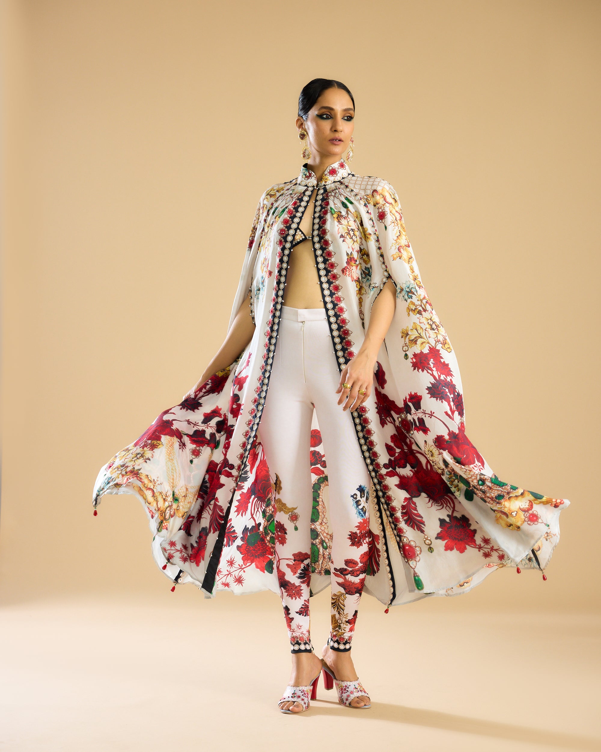 Nizam : Kandisa - Ivory/Red