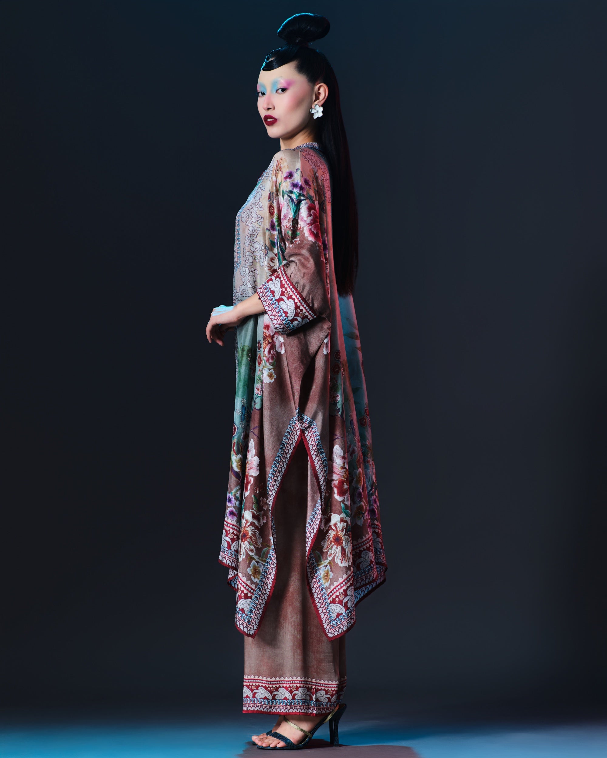 Ikebana : Chantelle 42" - Mocha/Jade