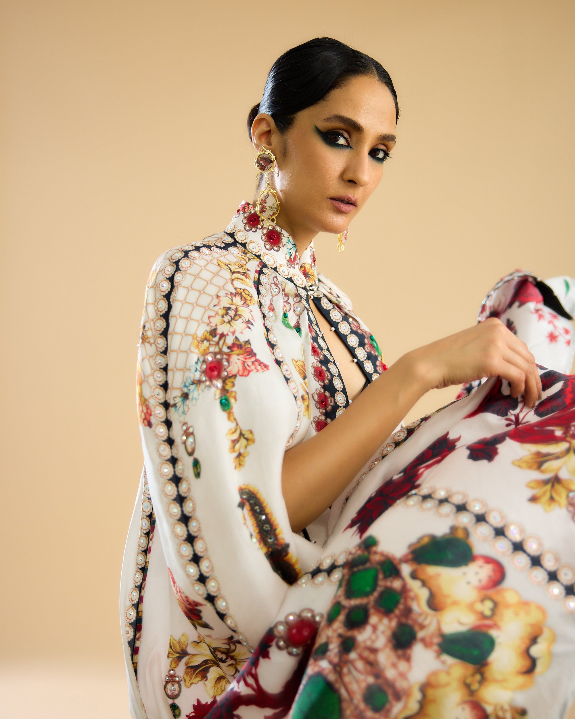 Nizam : Kandisa - Ivory/Red