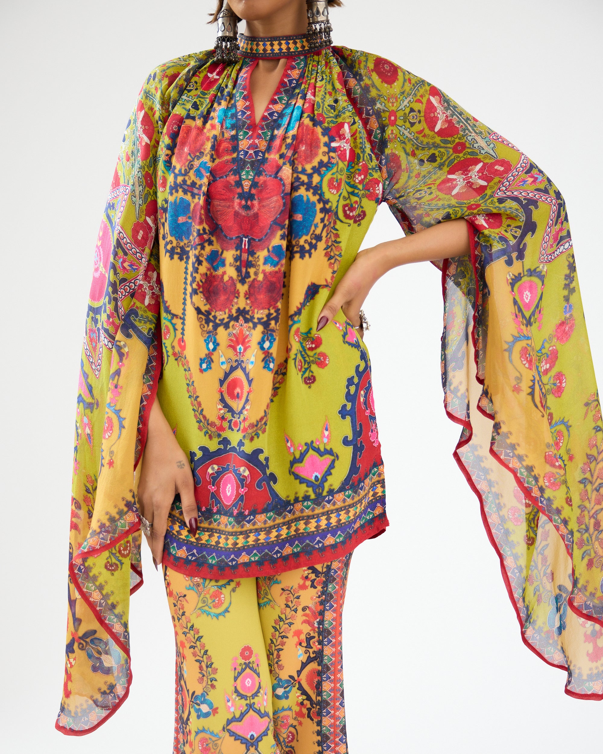 A Bukhara Summer : Misba - Lime/Mustard