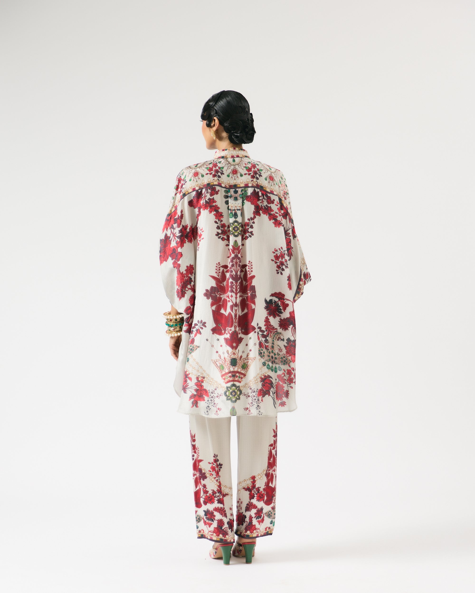 Nizam : Mabel - Ivory/Red
