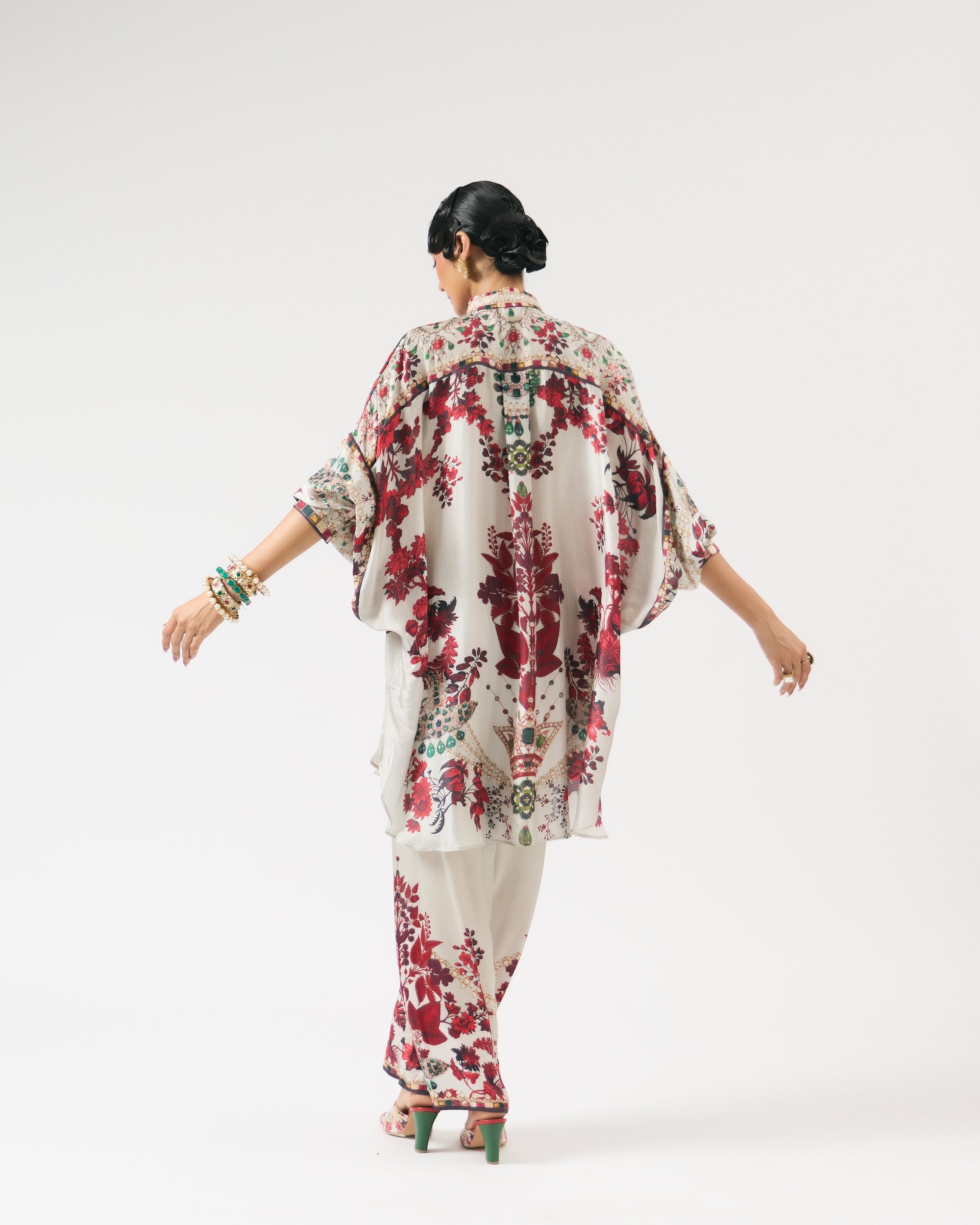 Nizam : Mabel - Ivory/Red