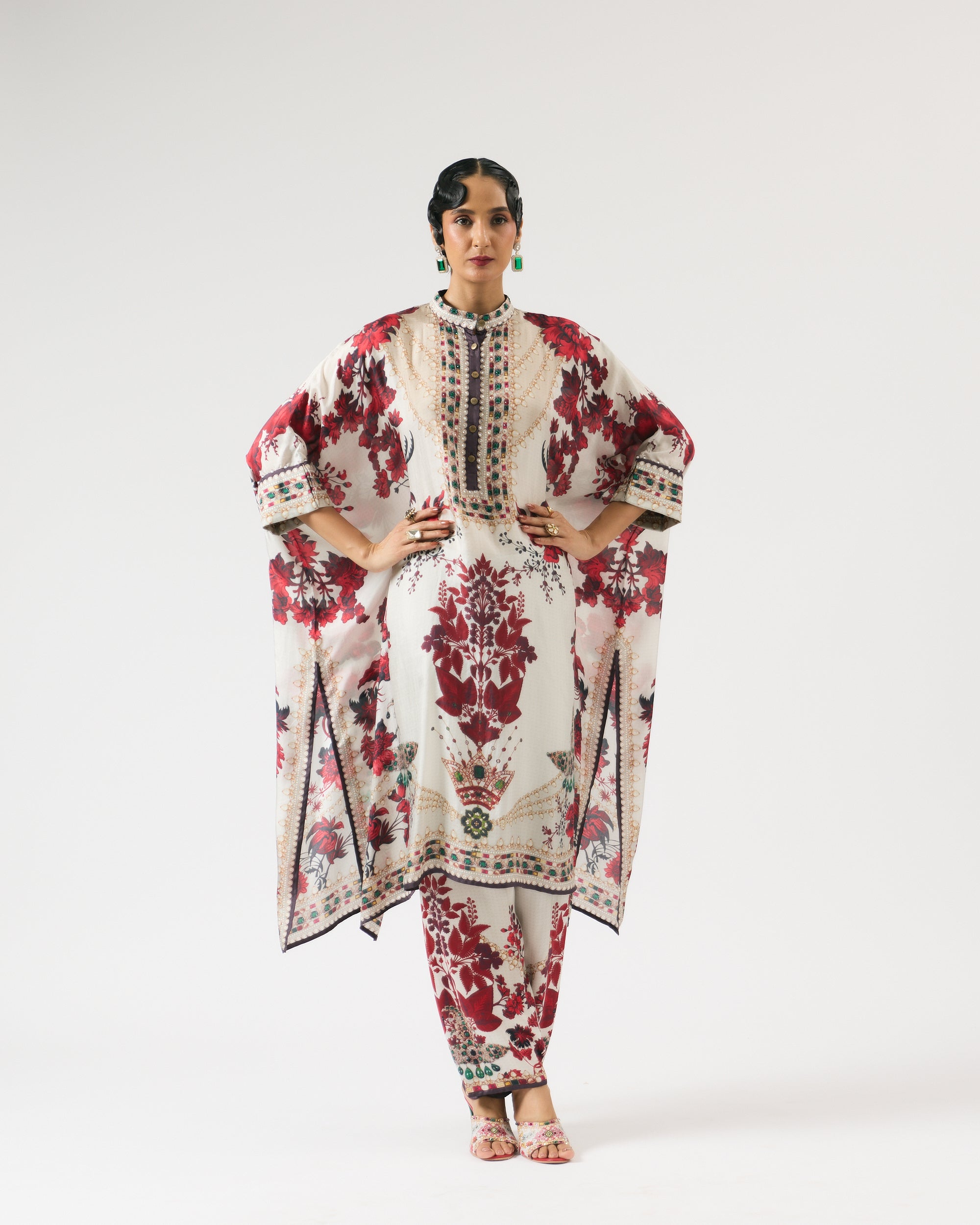 Nizam : Chantelle - Ivory/Red