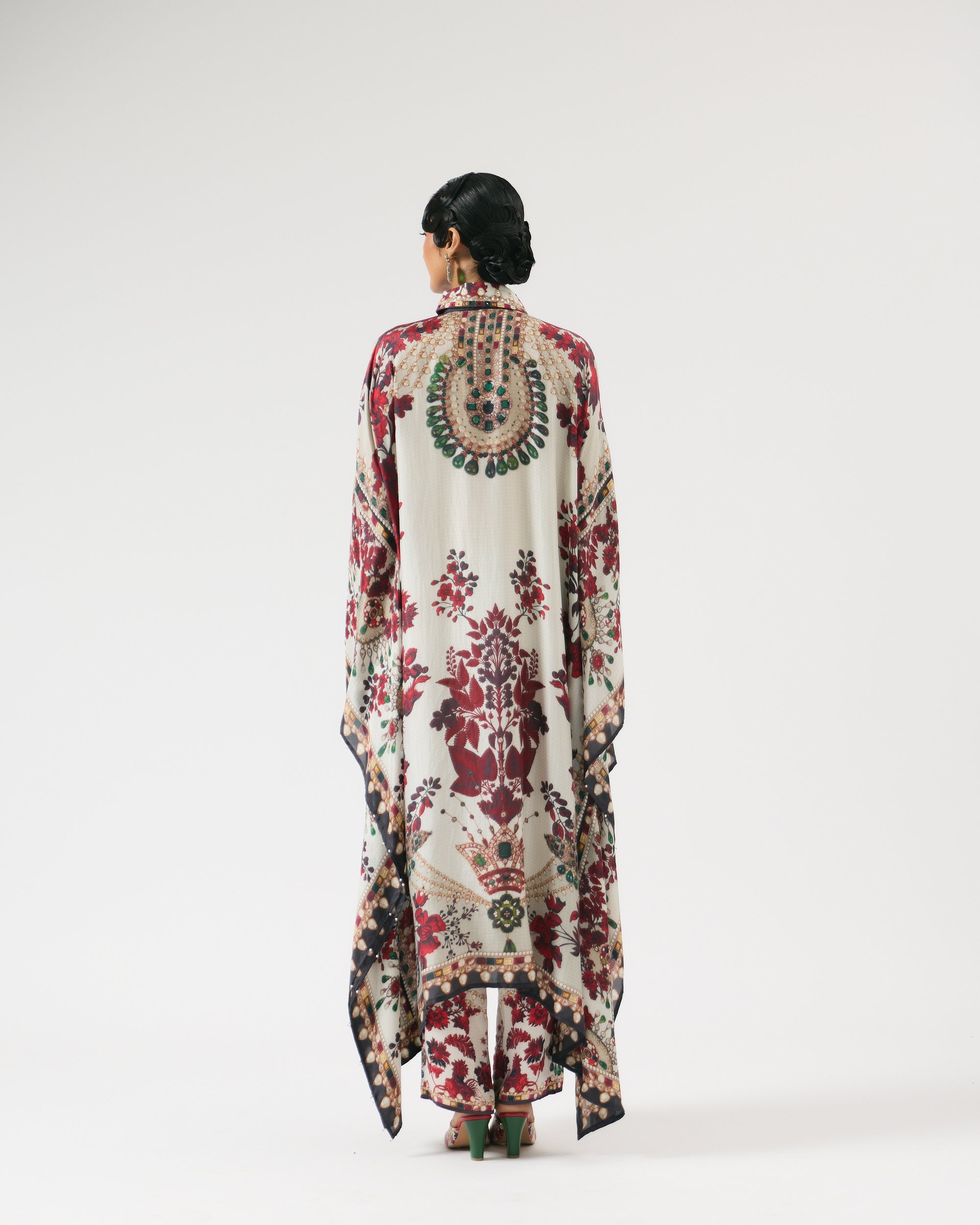 Nizam : Sharifa - Ivory/Red