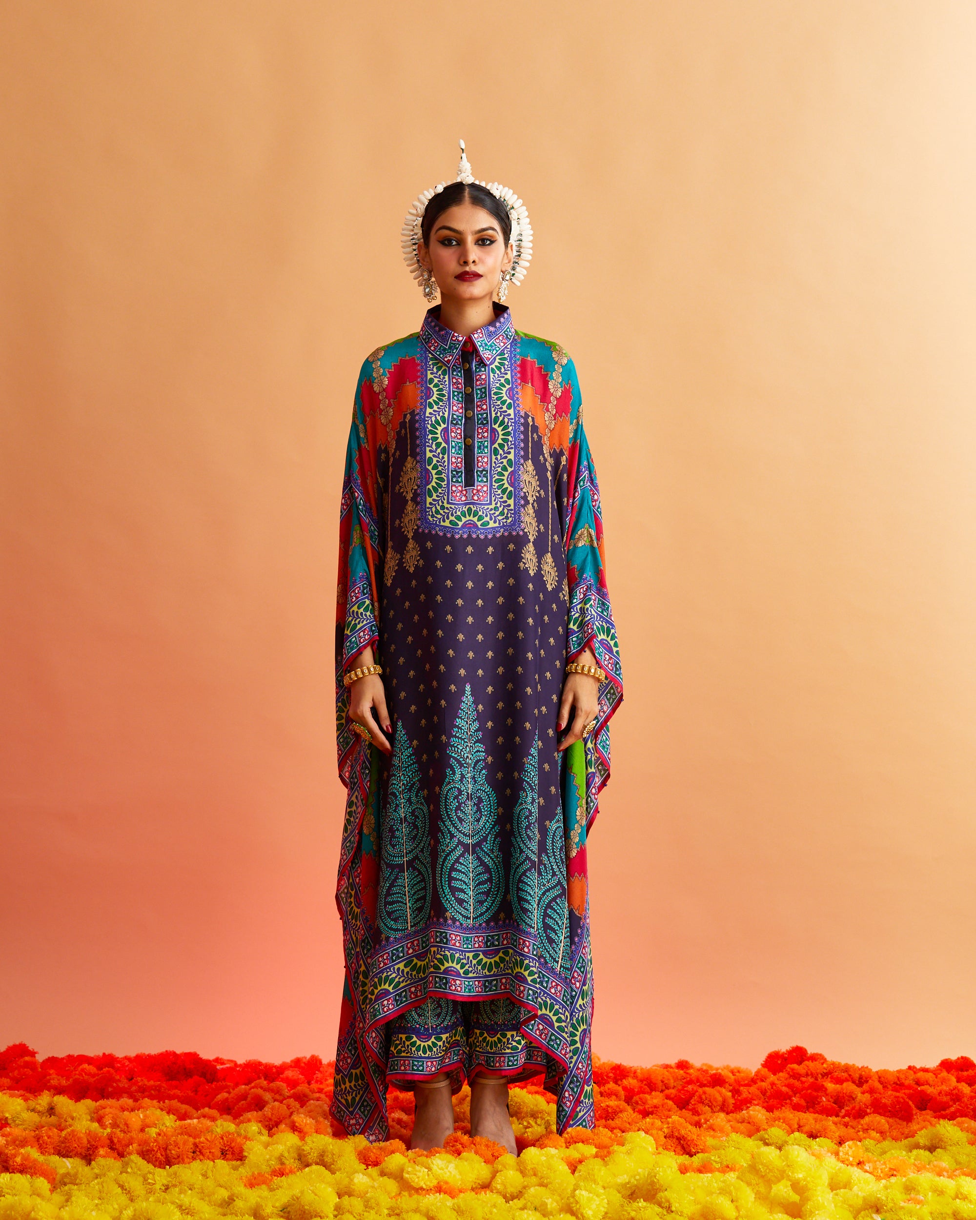 Ganjam : Sharifa - Purple/Multi