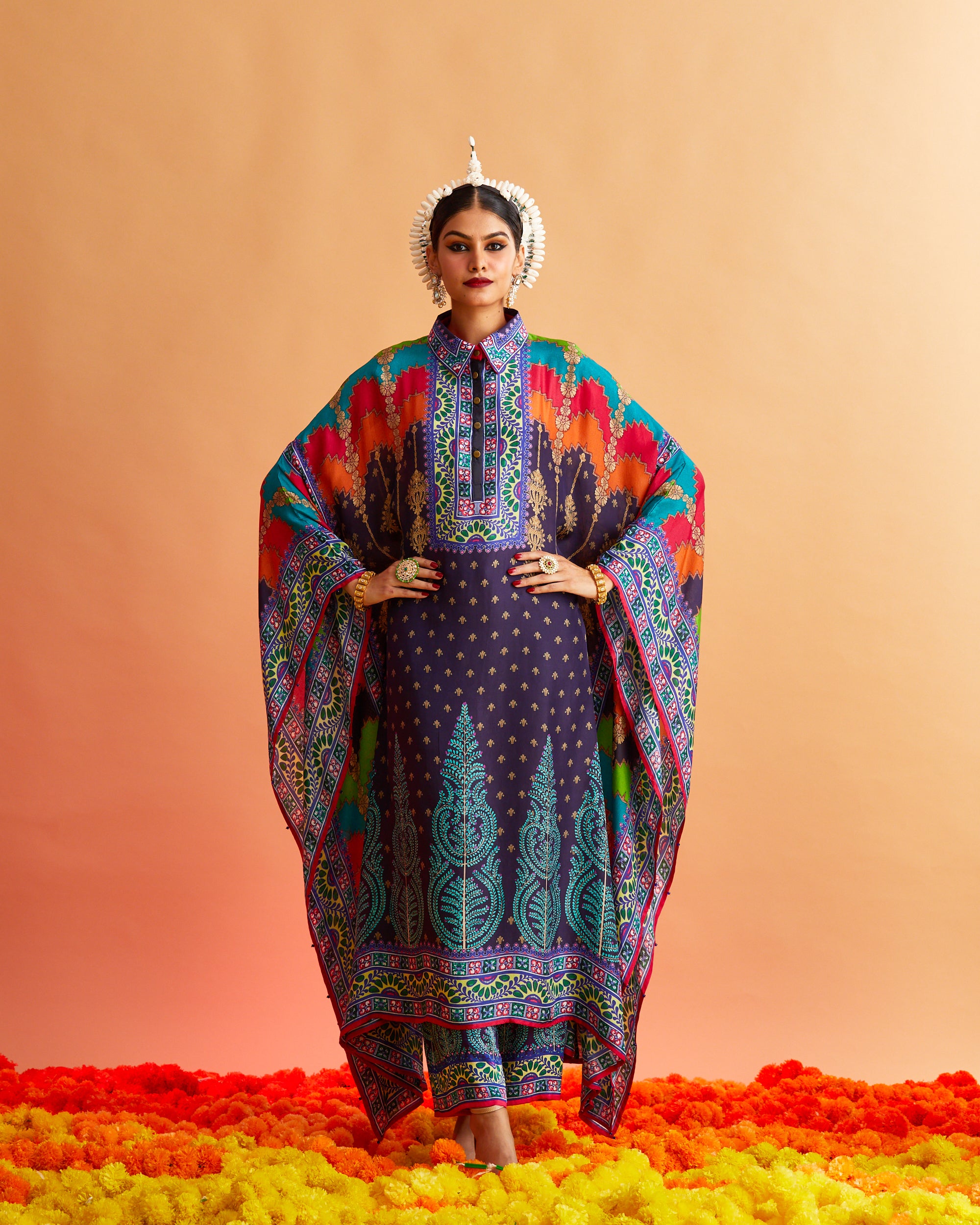 Ganjam : Sharifa - Purple/Multi