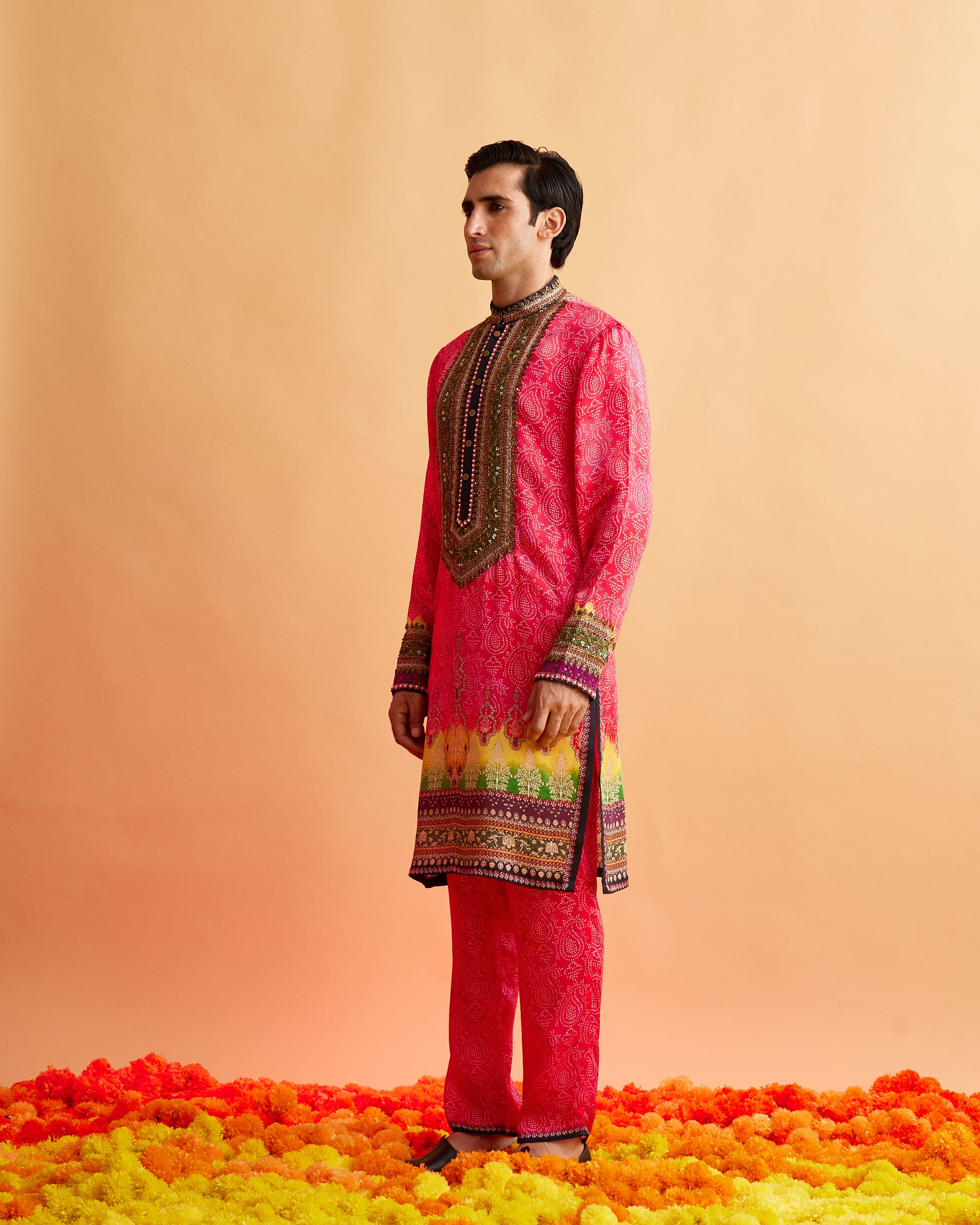 Ganjam : Taalish - Majenta