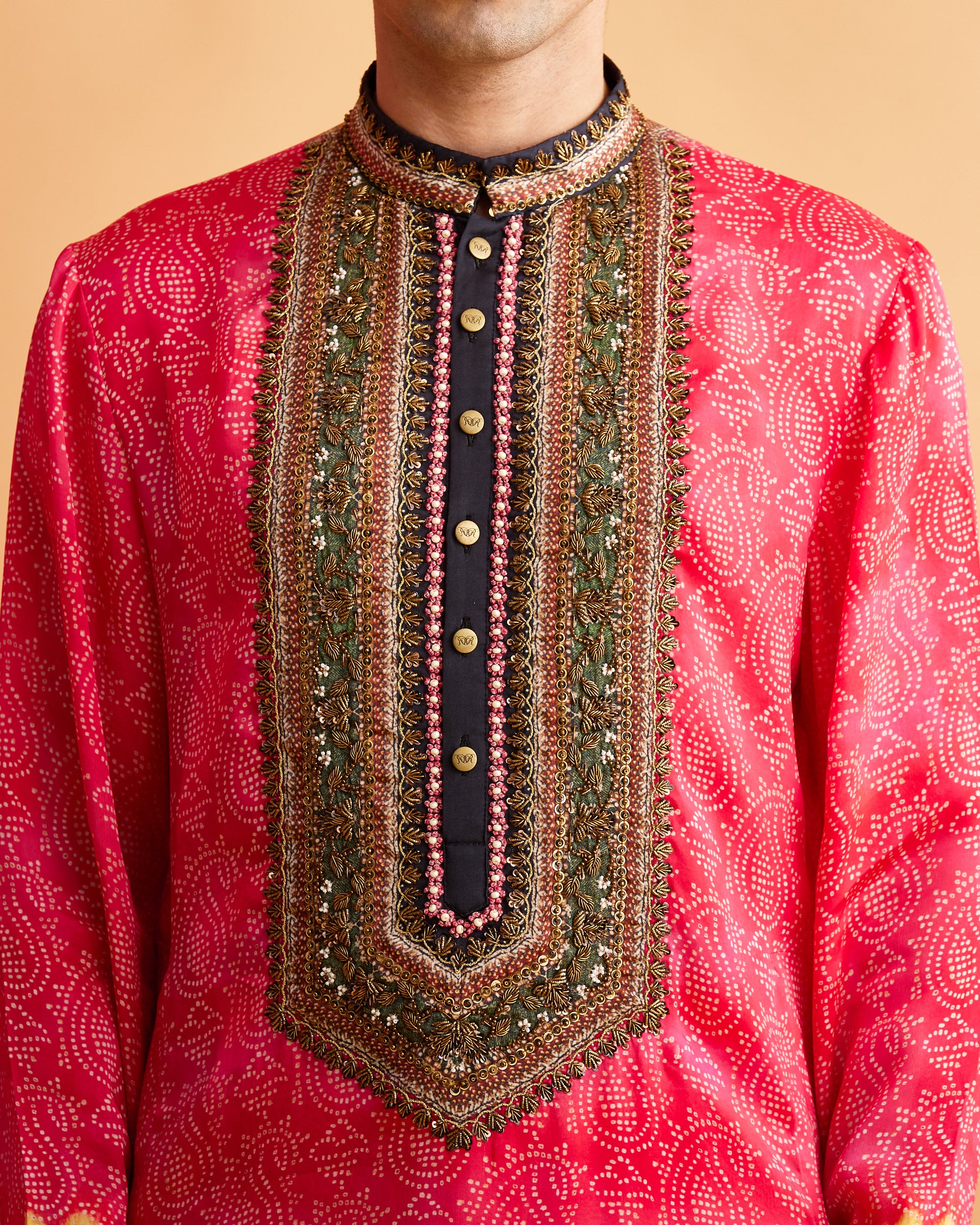 Ganjam : Taalish - Majenta