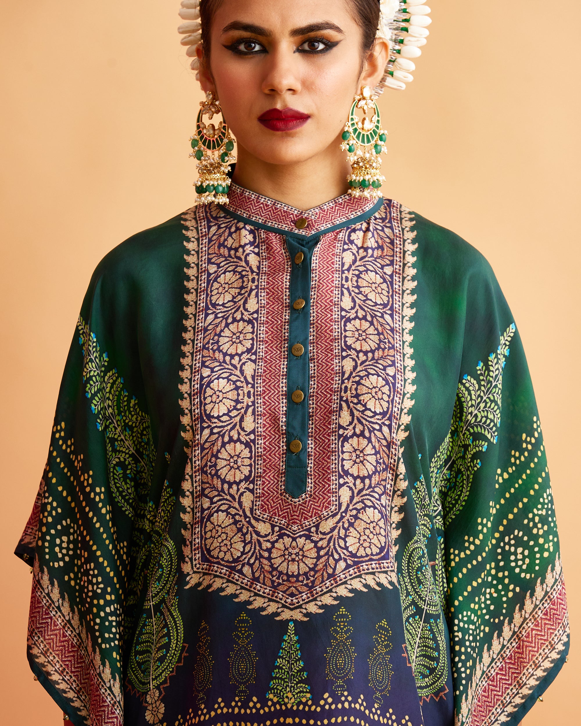 Ganjam : Manju/Sonth - Emerald/Navy