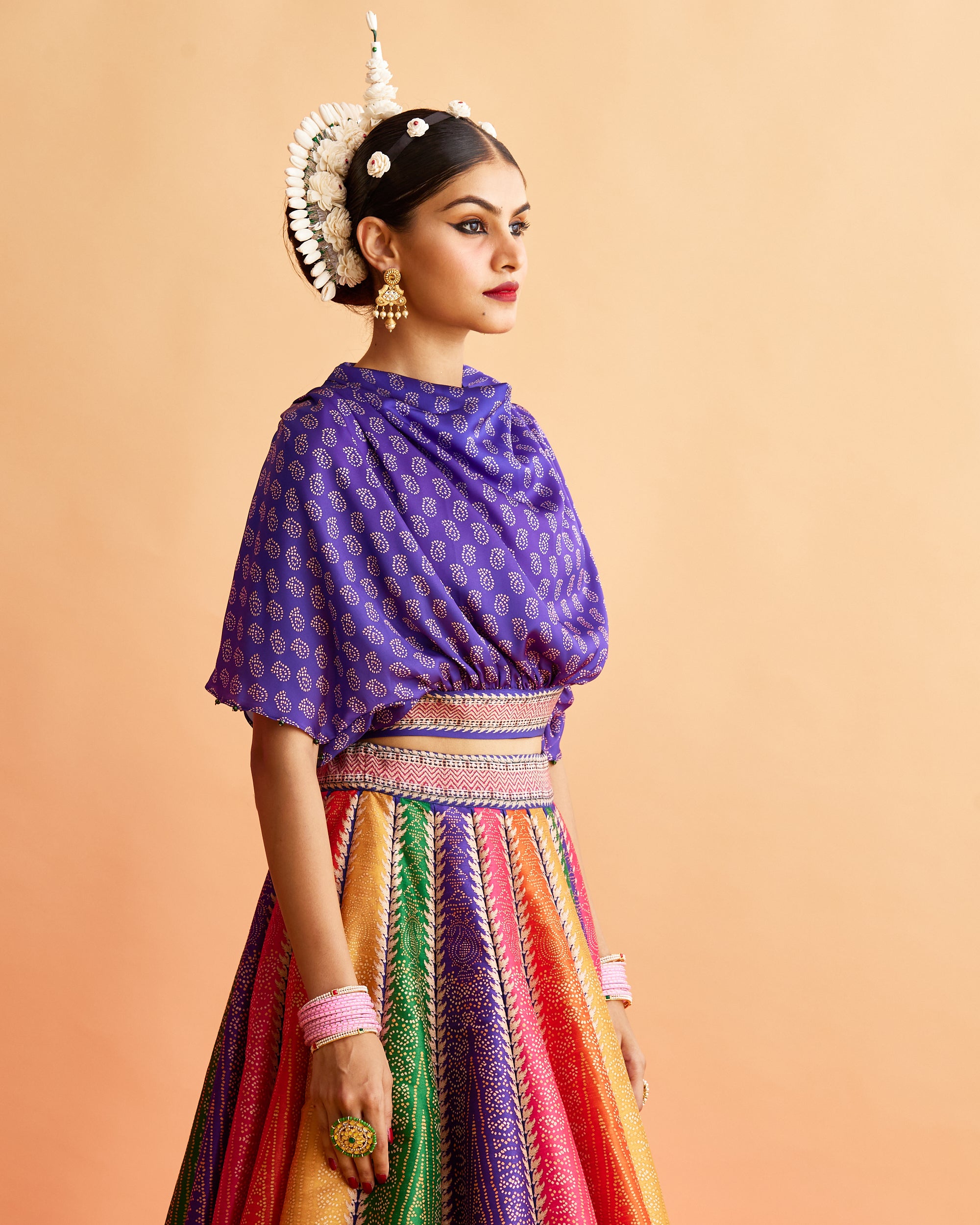 Ganjam : Varsha Leela - Multi/Purple