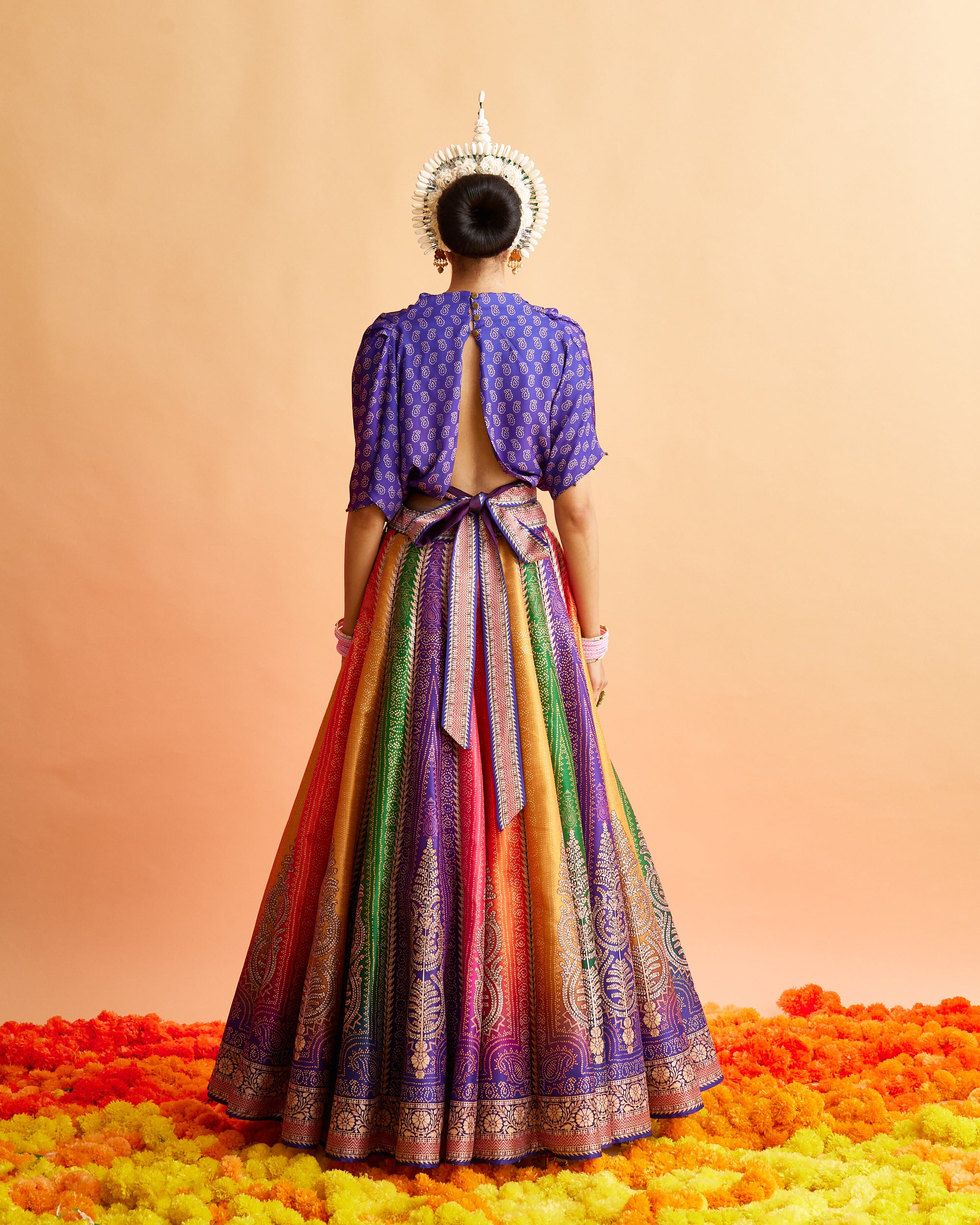 Ganjam : Varsha Leela - Multi/Purple
