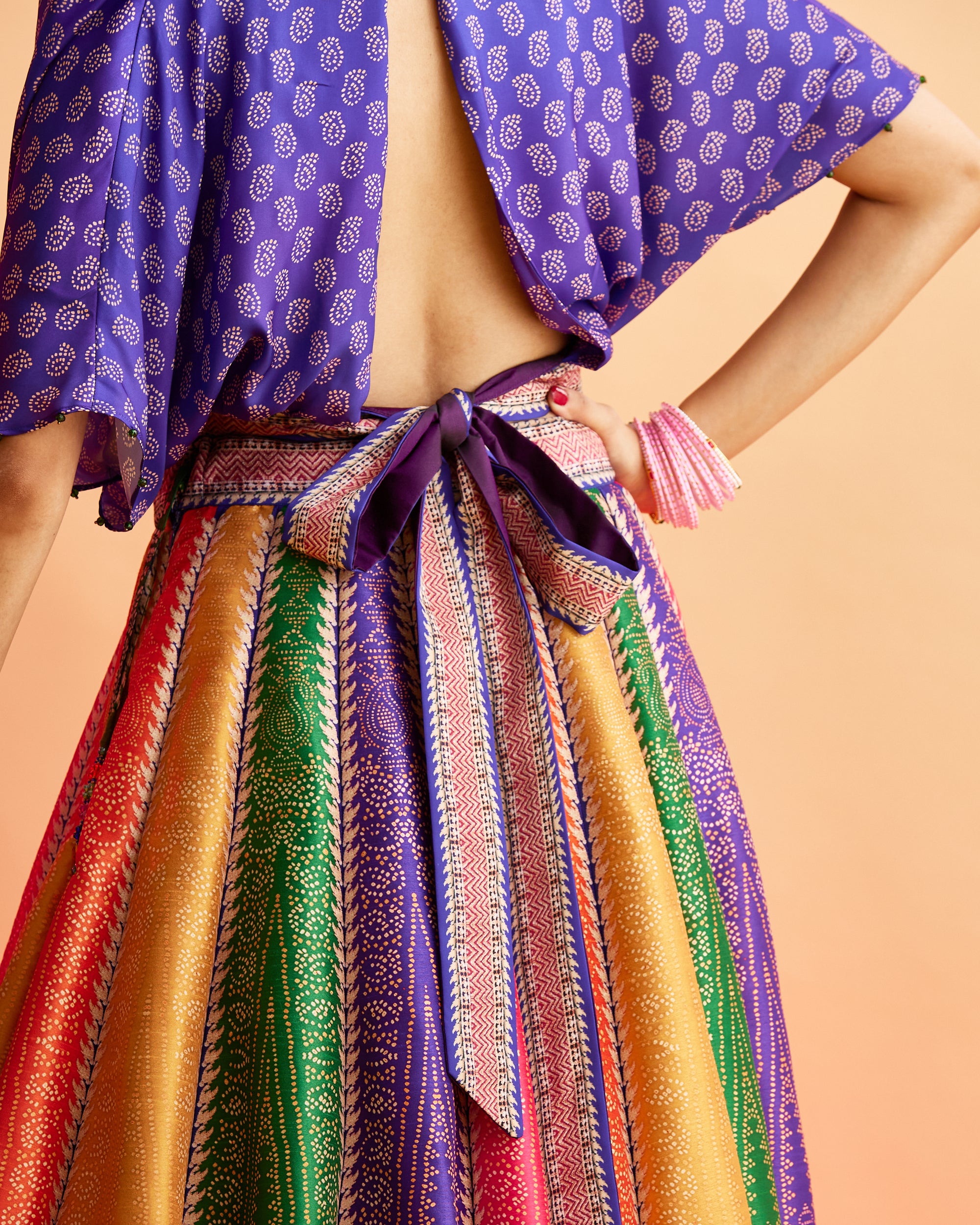 Ganjam : Varsha Leela - Multi/Purple
