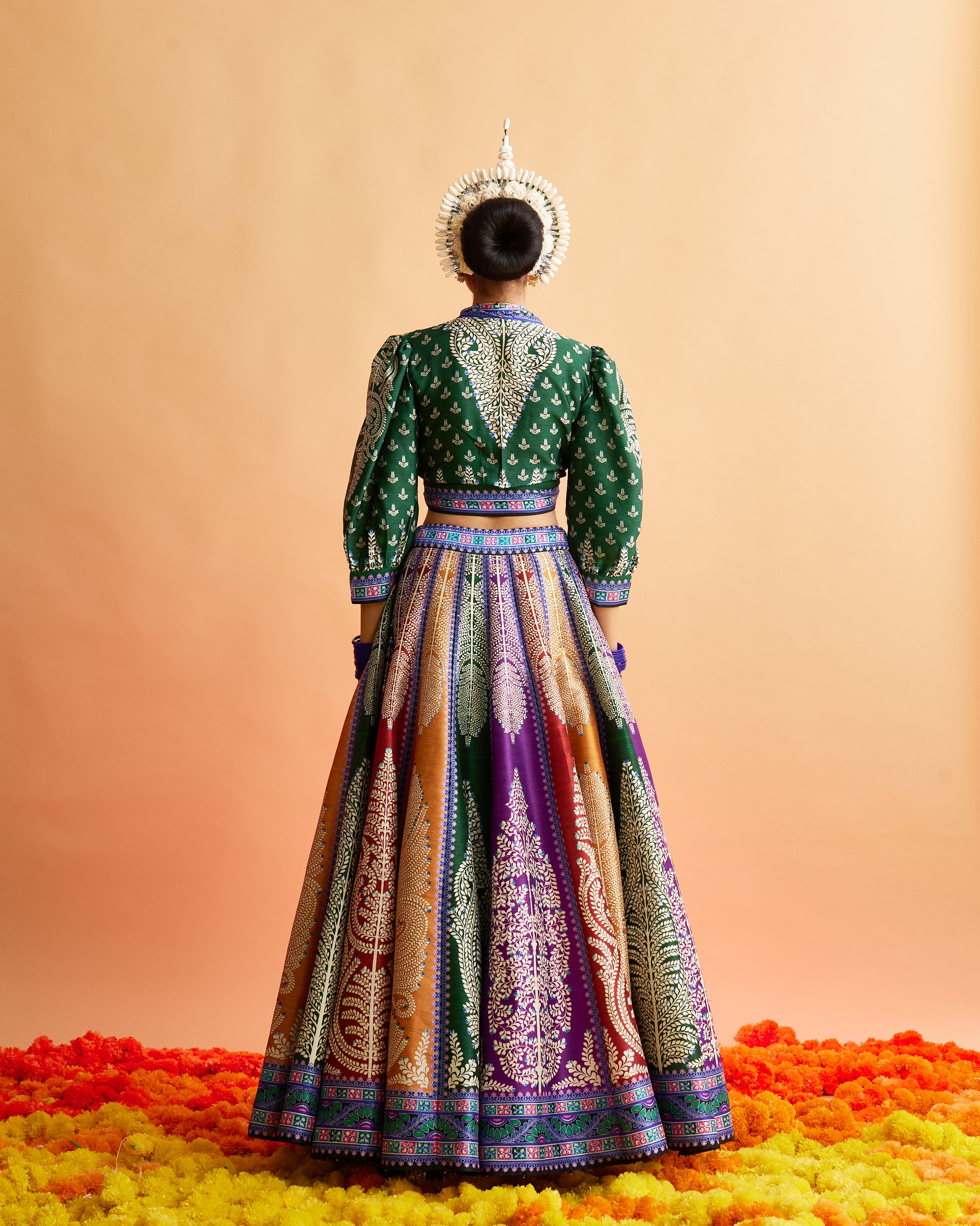 Ganjam : Rubali Leela - Emerald/Multi