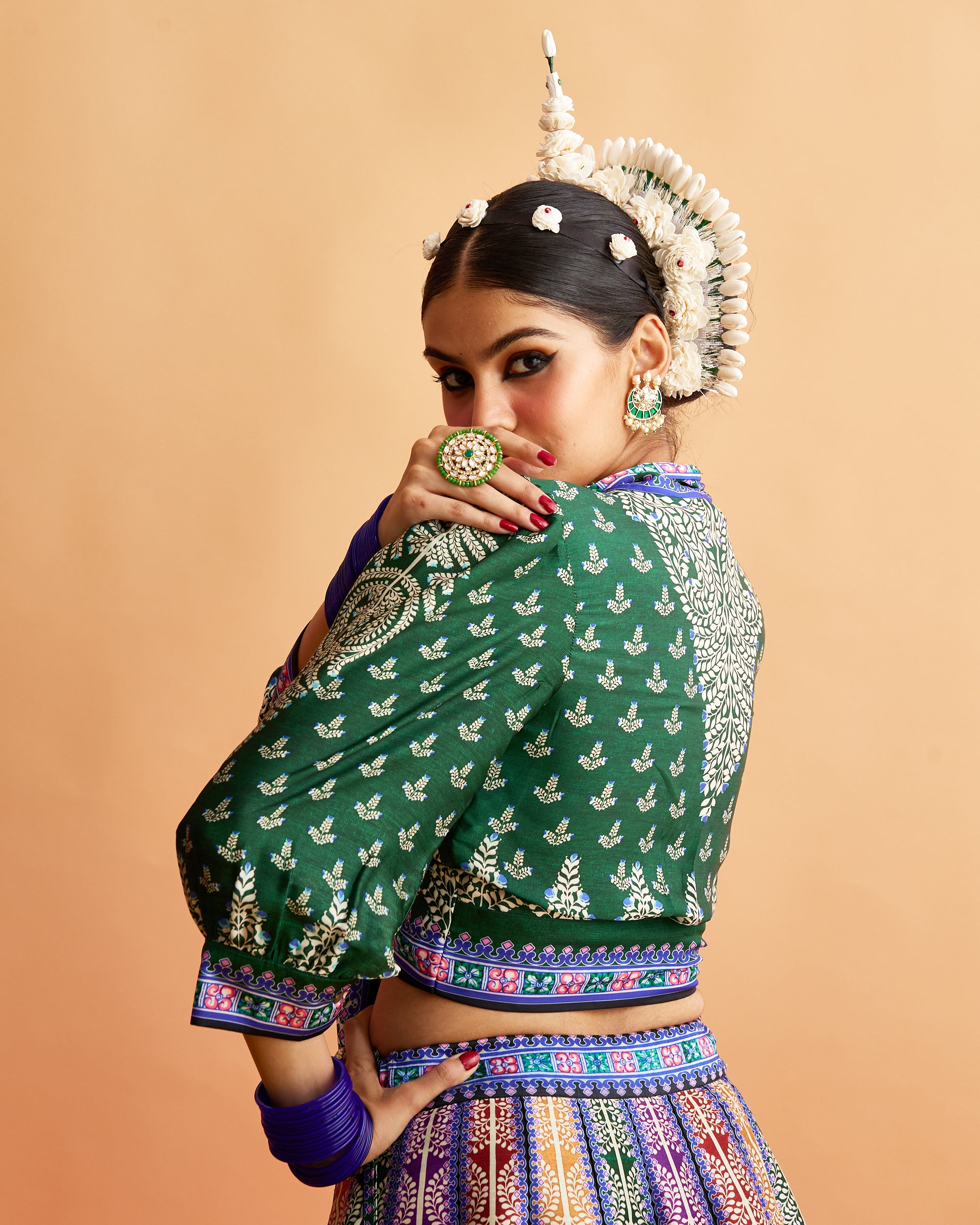 Ganjam : Rubali Leela - Emerald/Multi