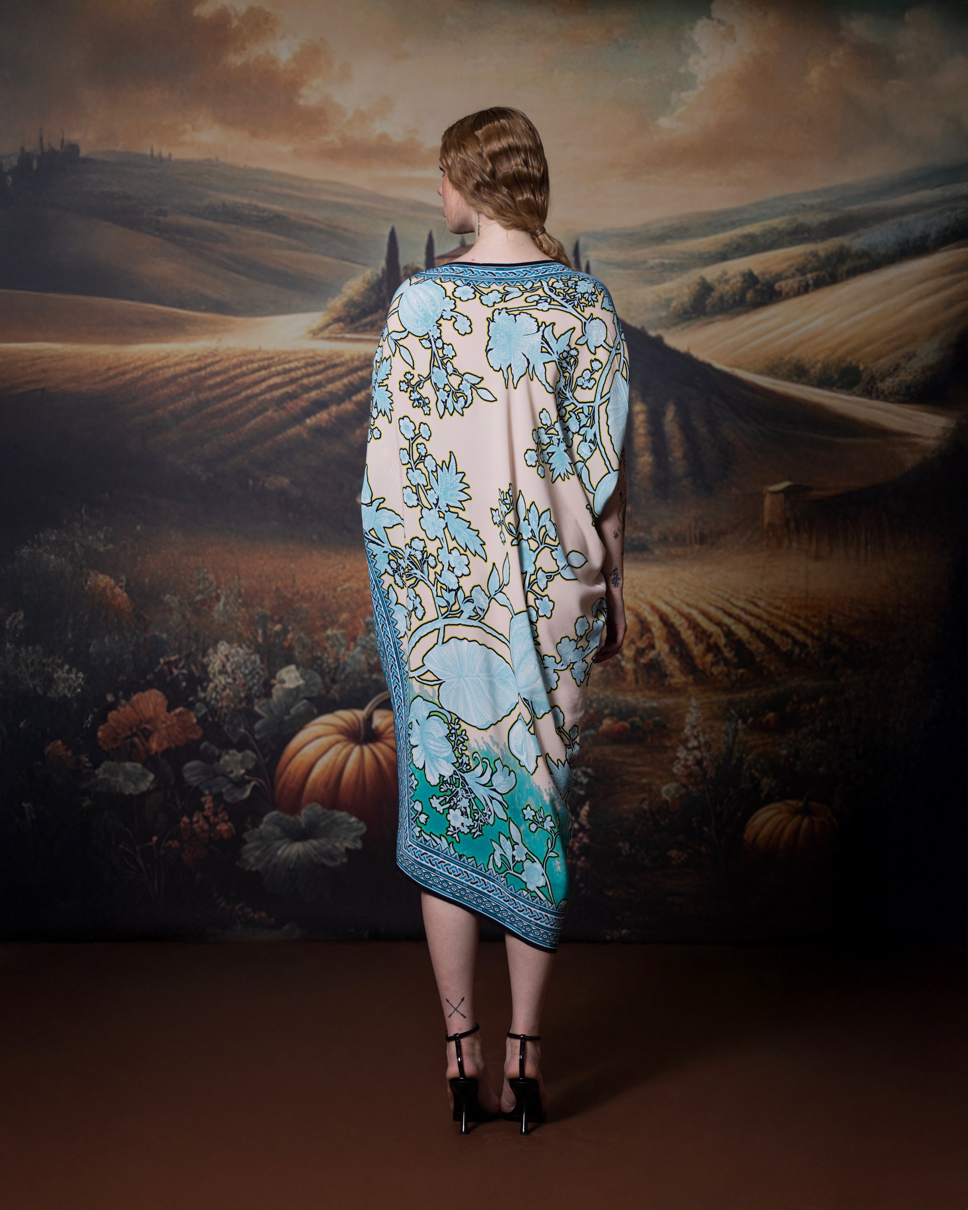 Florence : Lajjo - Aqua/Beige