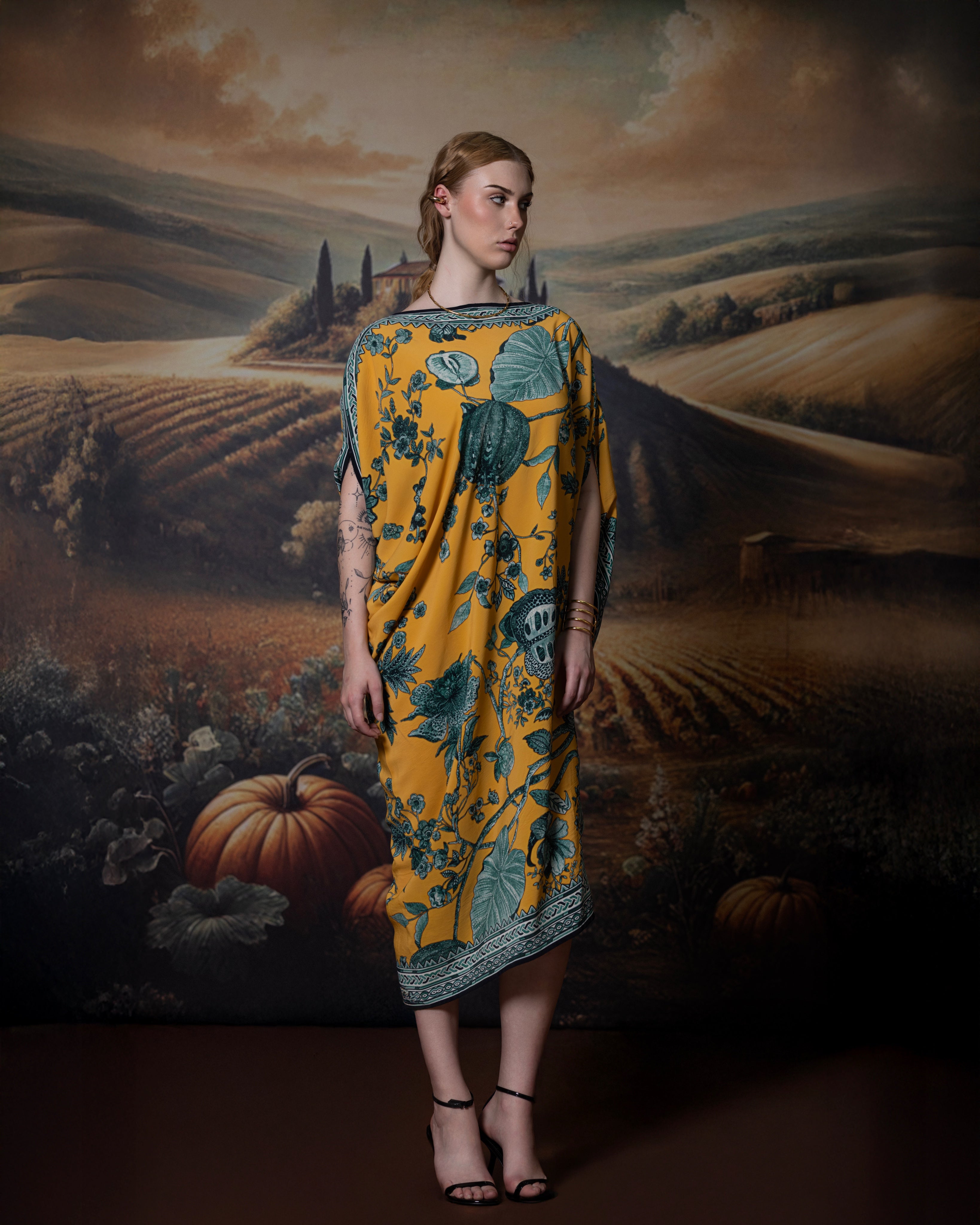 Florence : Lajjo - Yellow/Jade