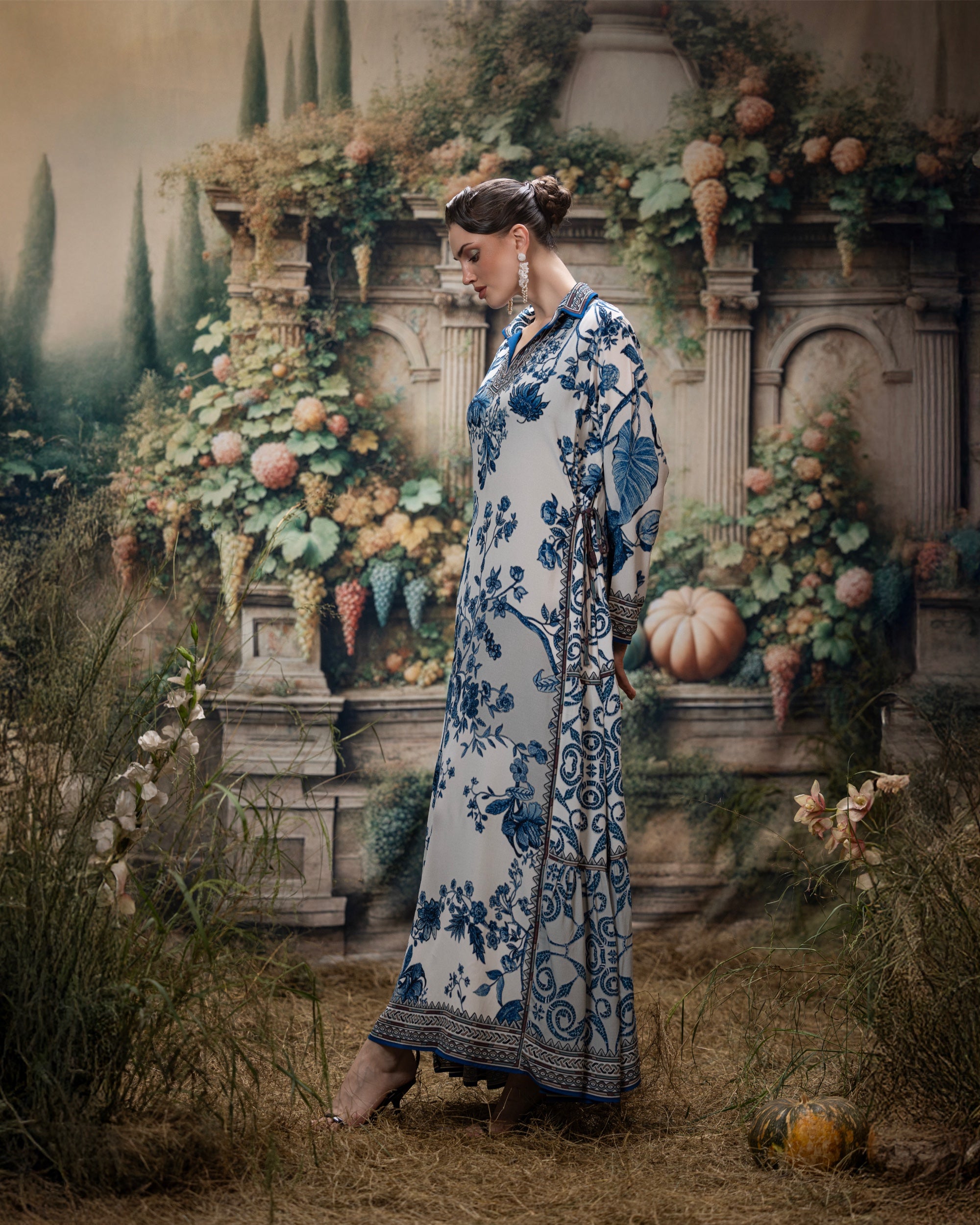 Florence : Erina - Blue/White