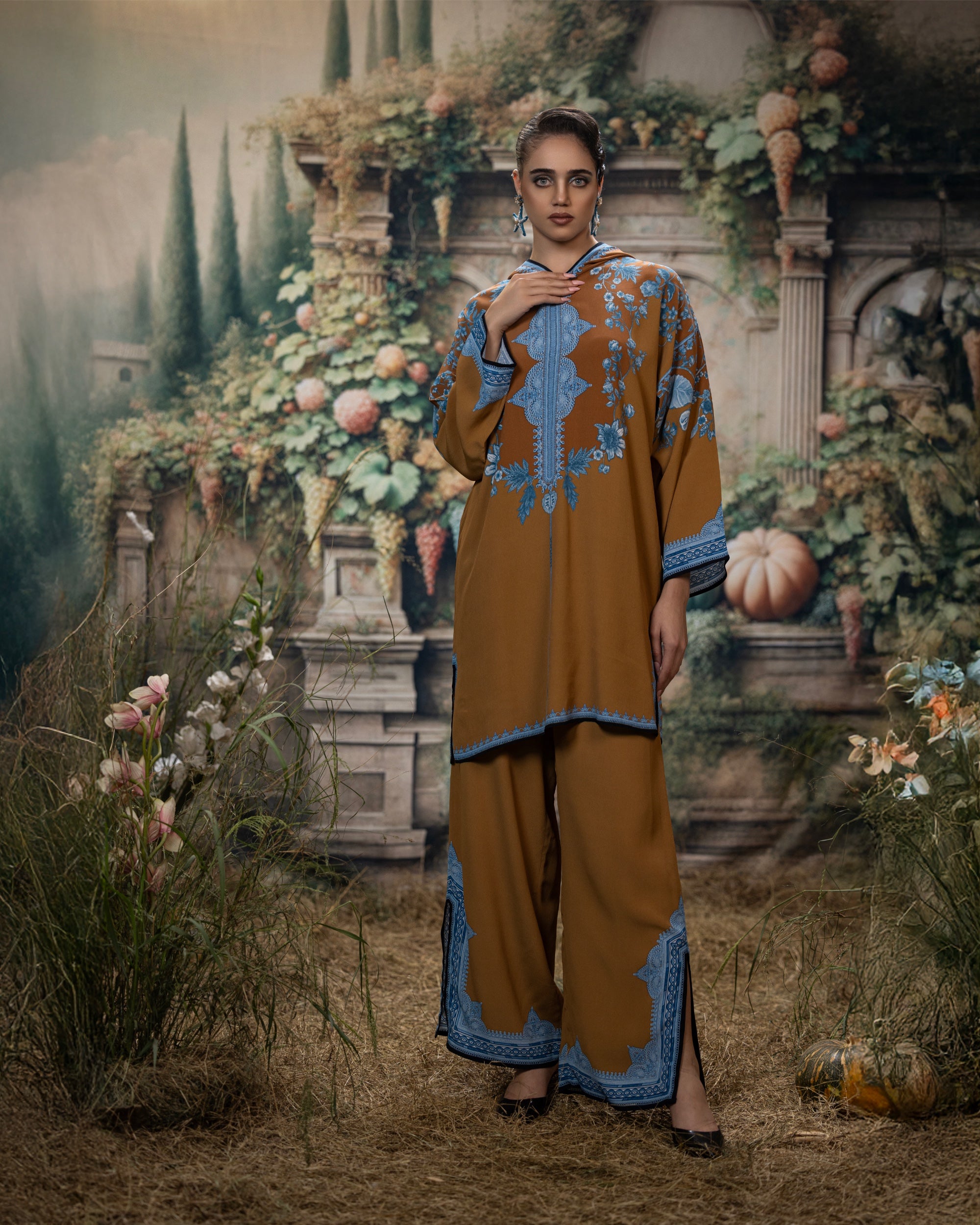 Florence : Alessandra - Caramel/Blue