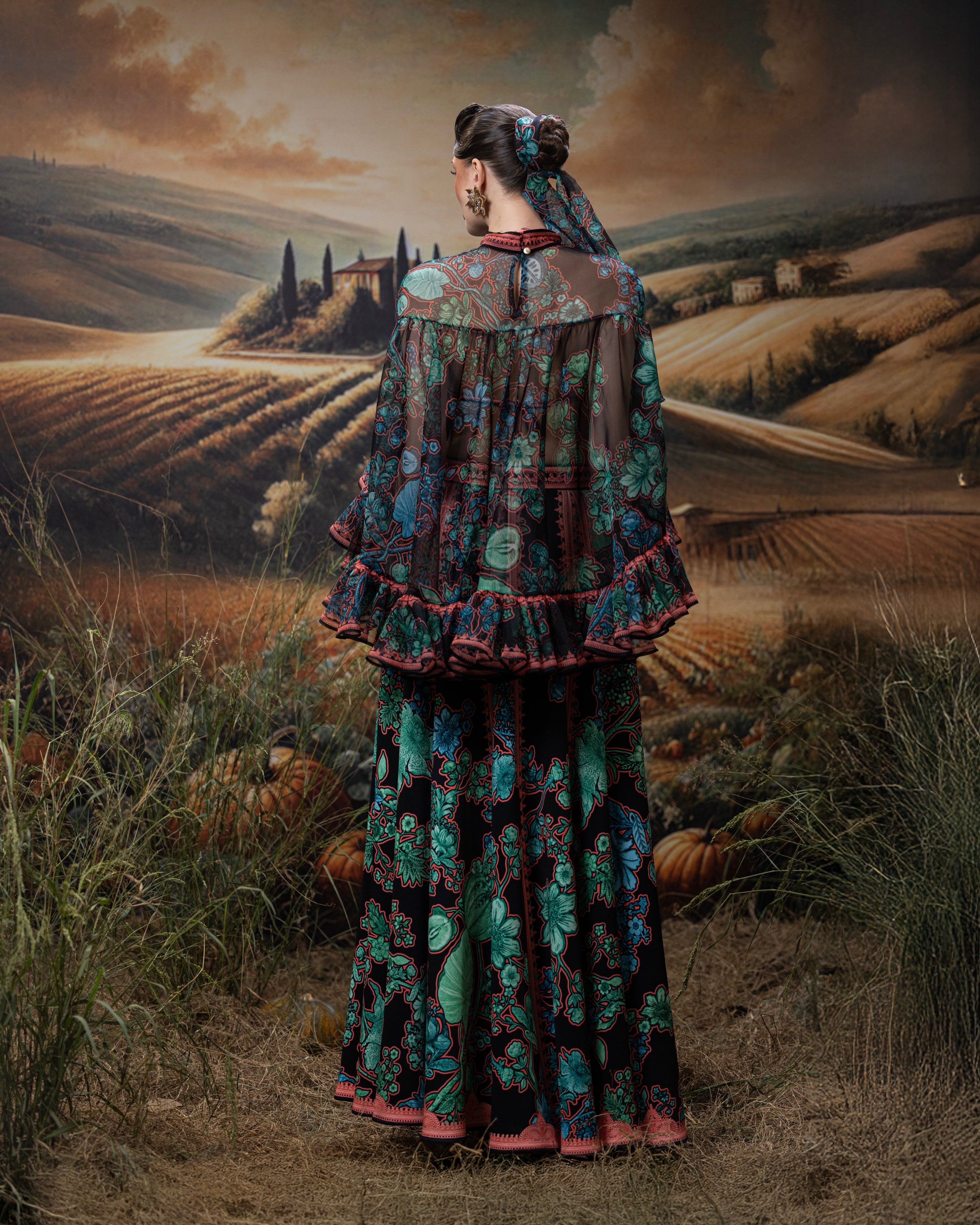 Florence : Ellena - Black/Jade