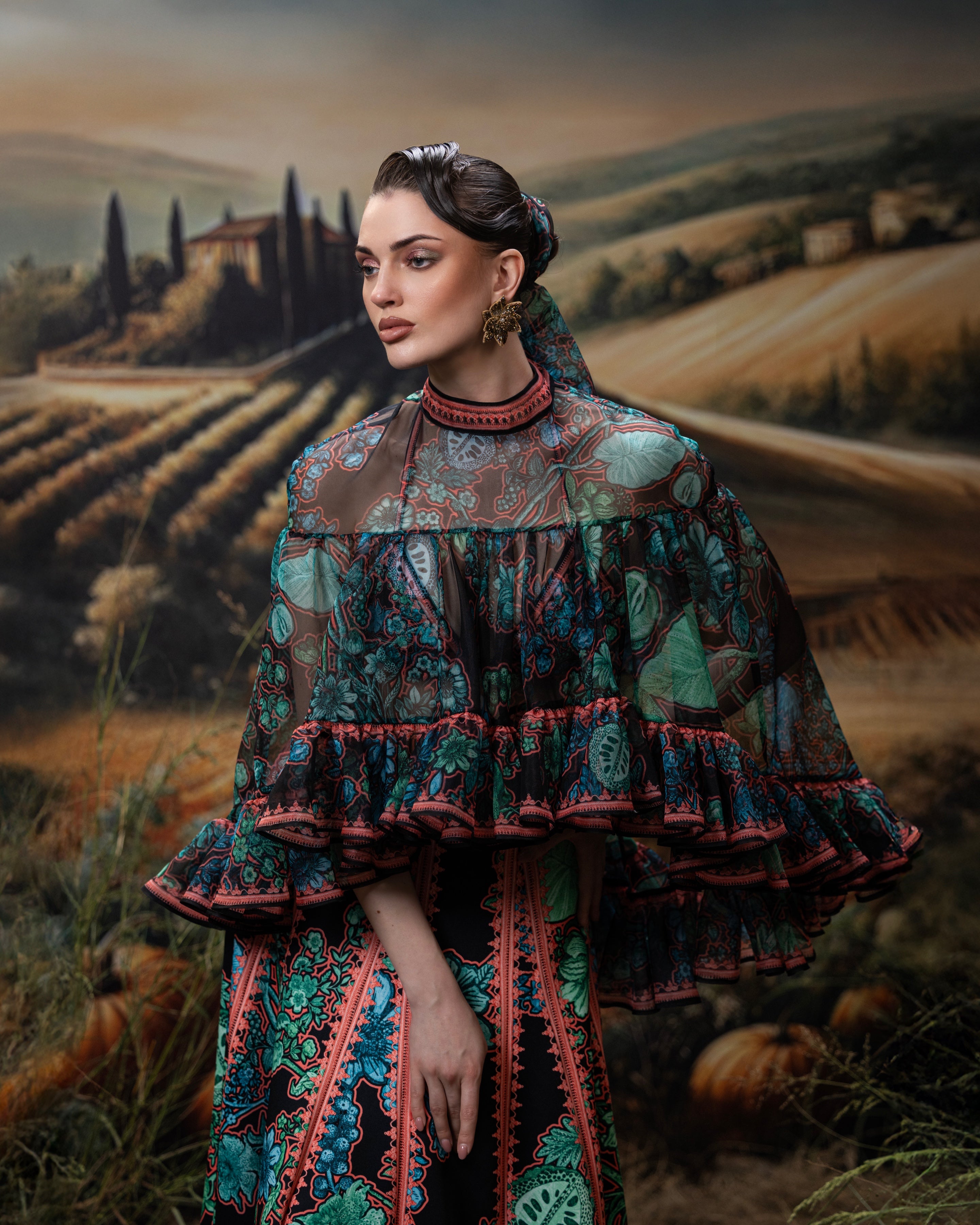 Florence : Ellena - Black/Jade