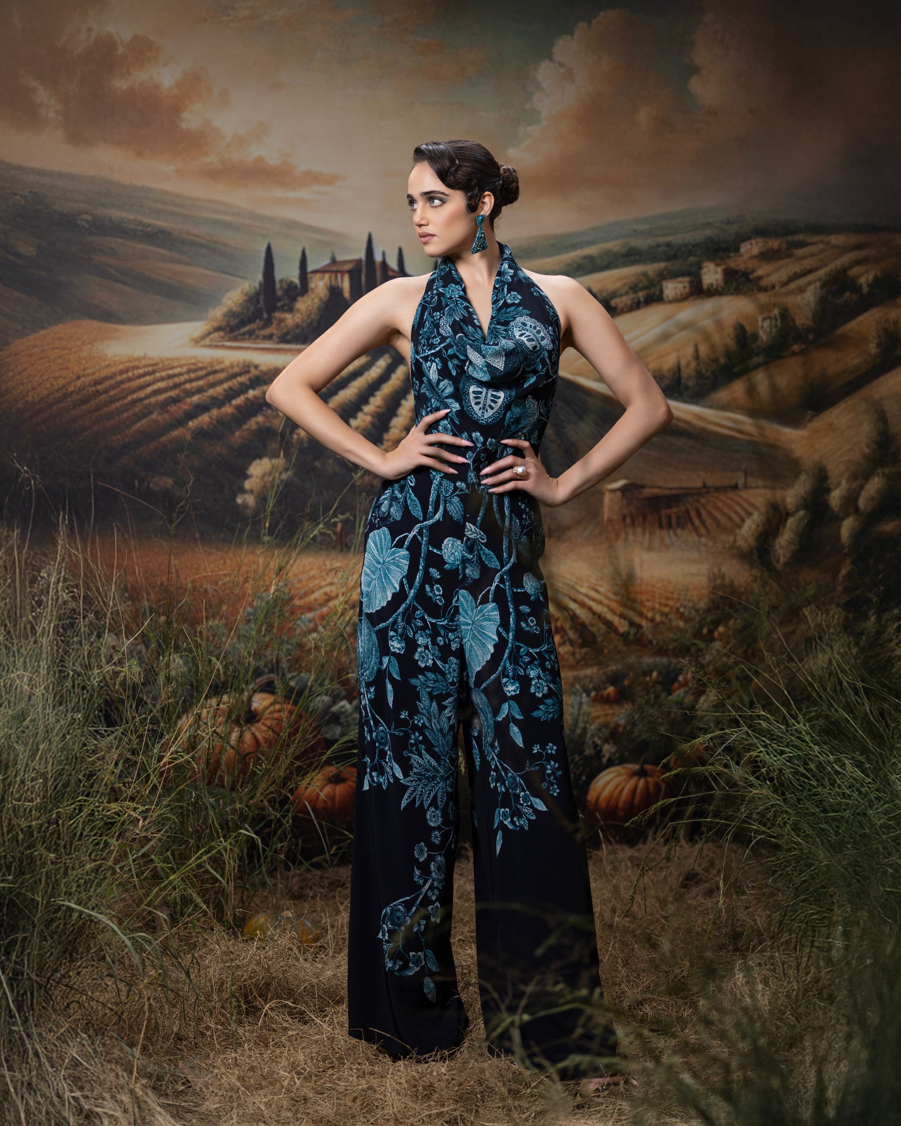 Florence : Enna - Black/Blue