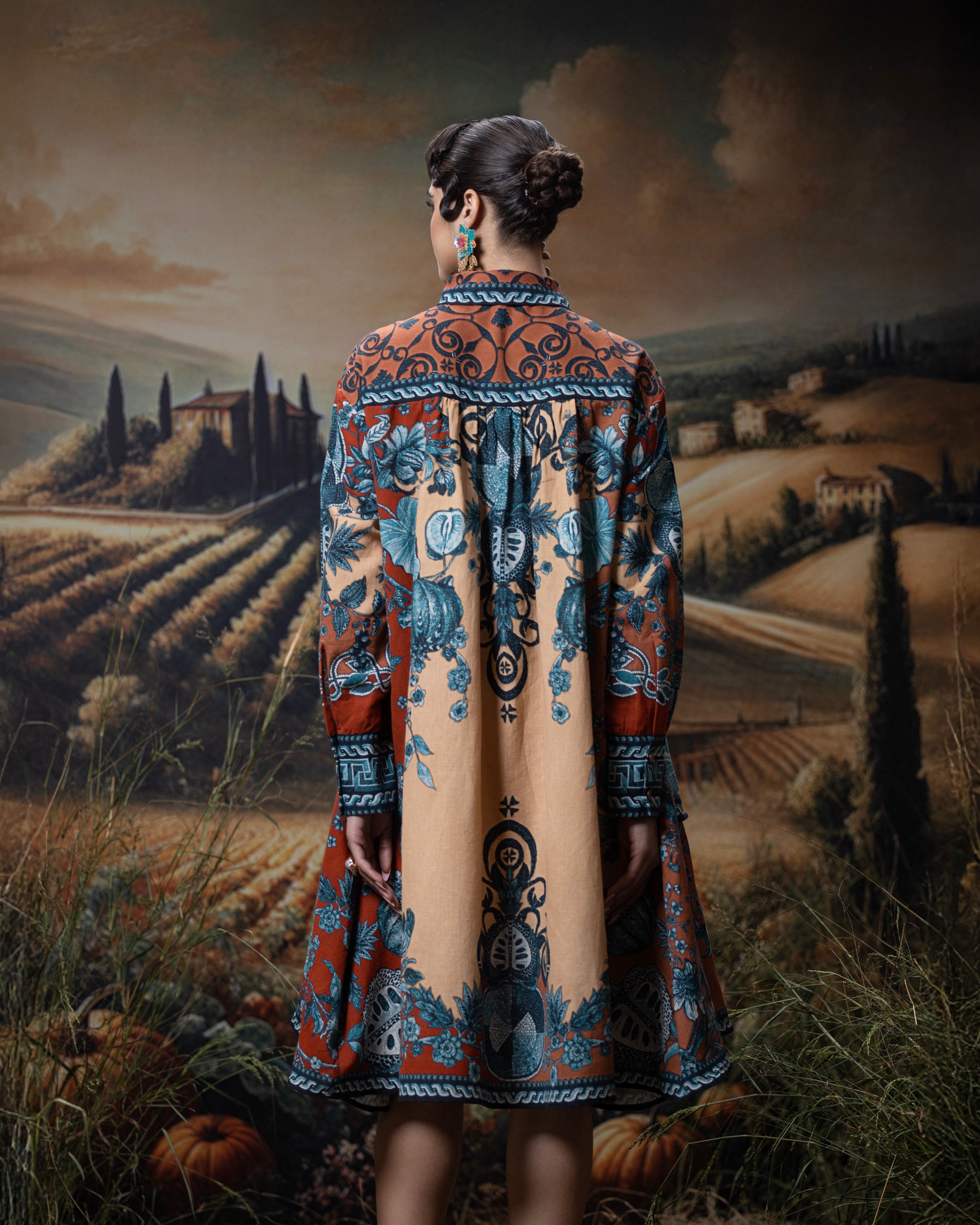 Florence : Livia - Rust/Blue