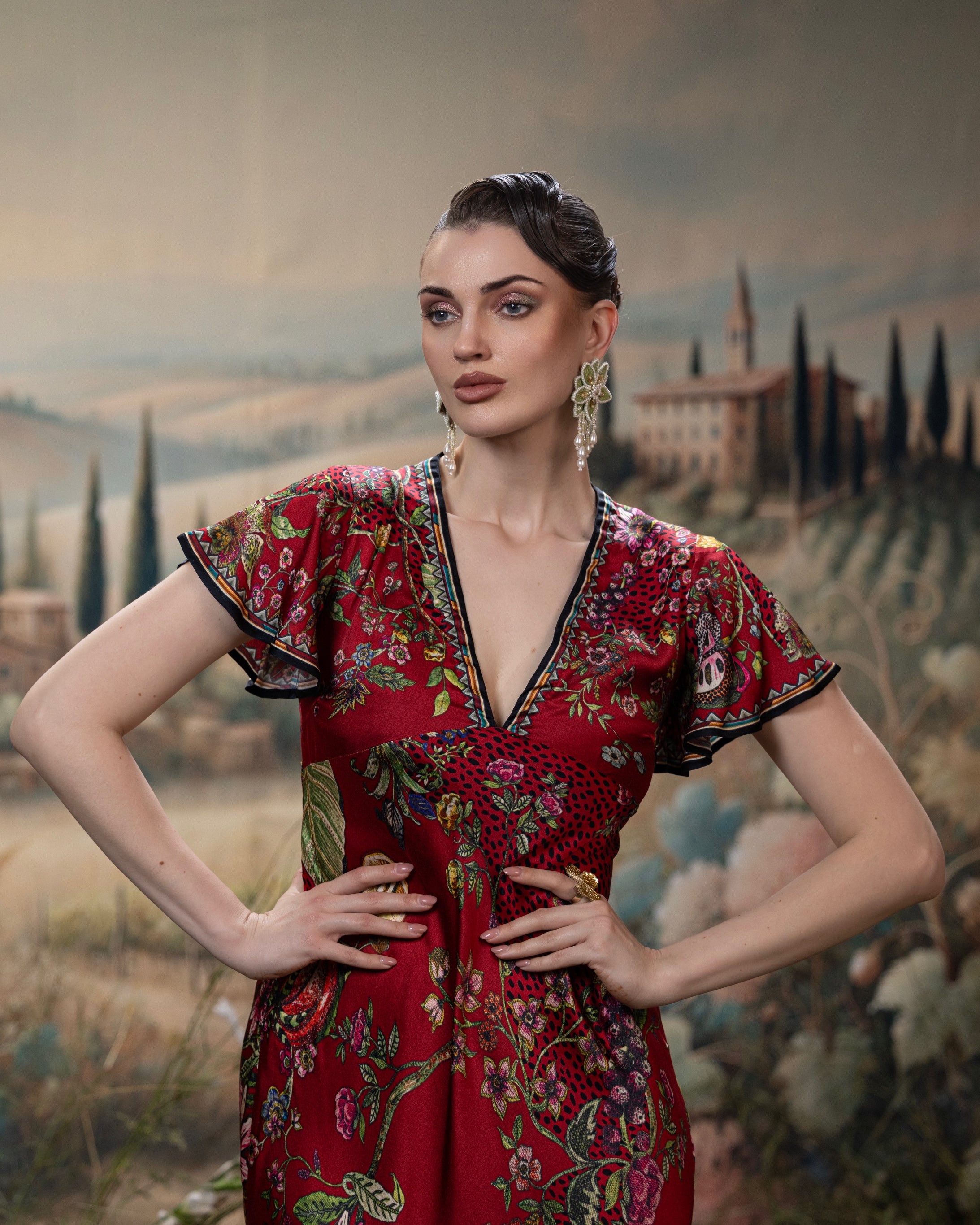 Florence : Cathy/Catherina - Raspberry Beige
