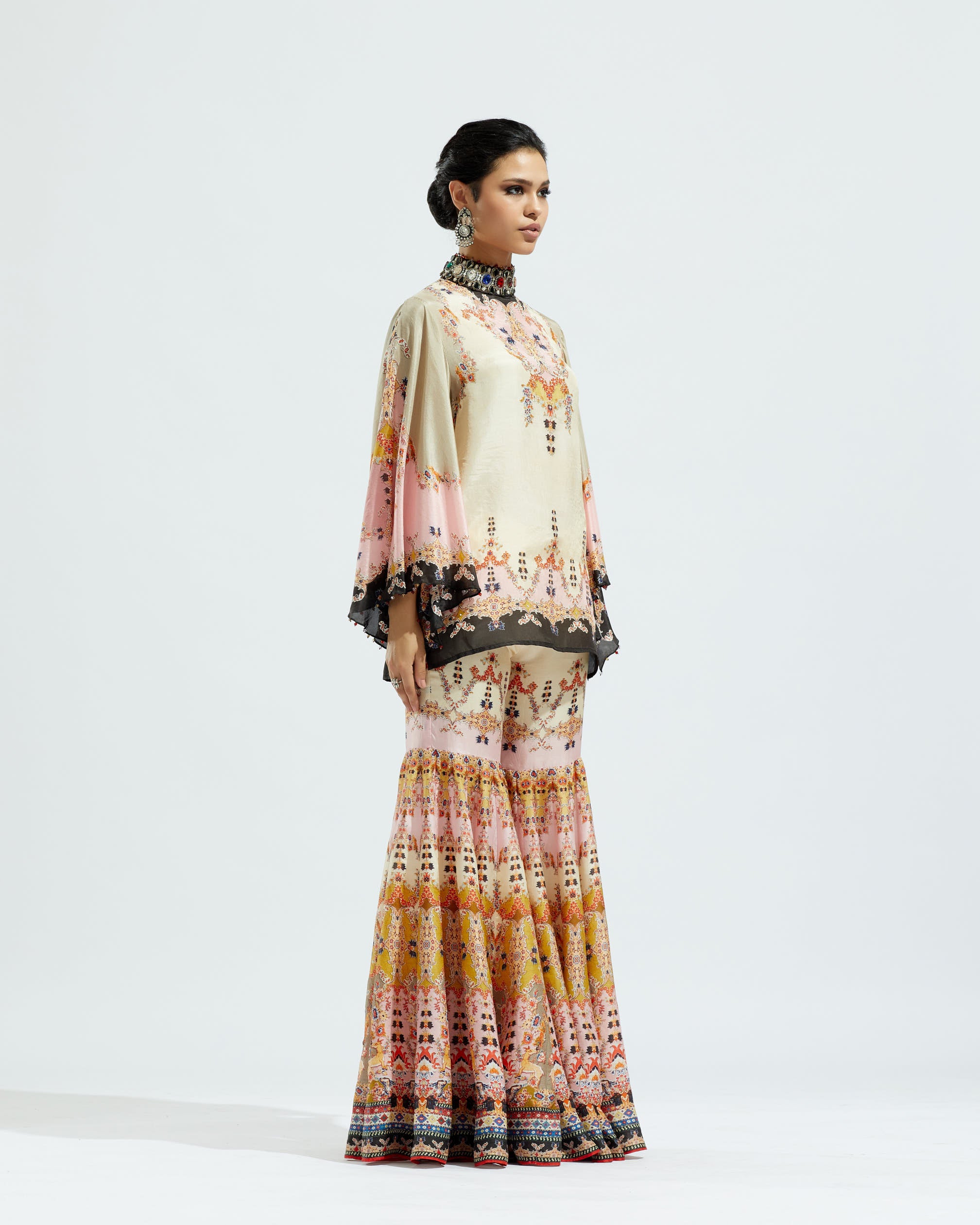 Casablanca : Nylla Sharara - Beige/Blush