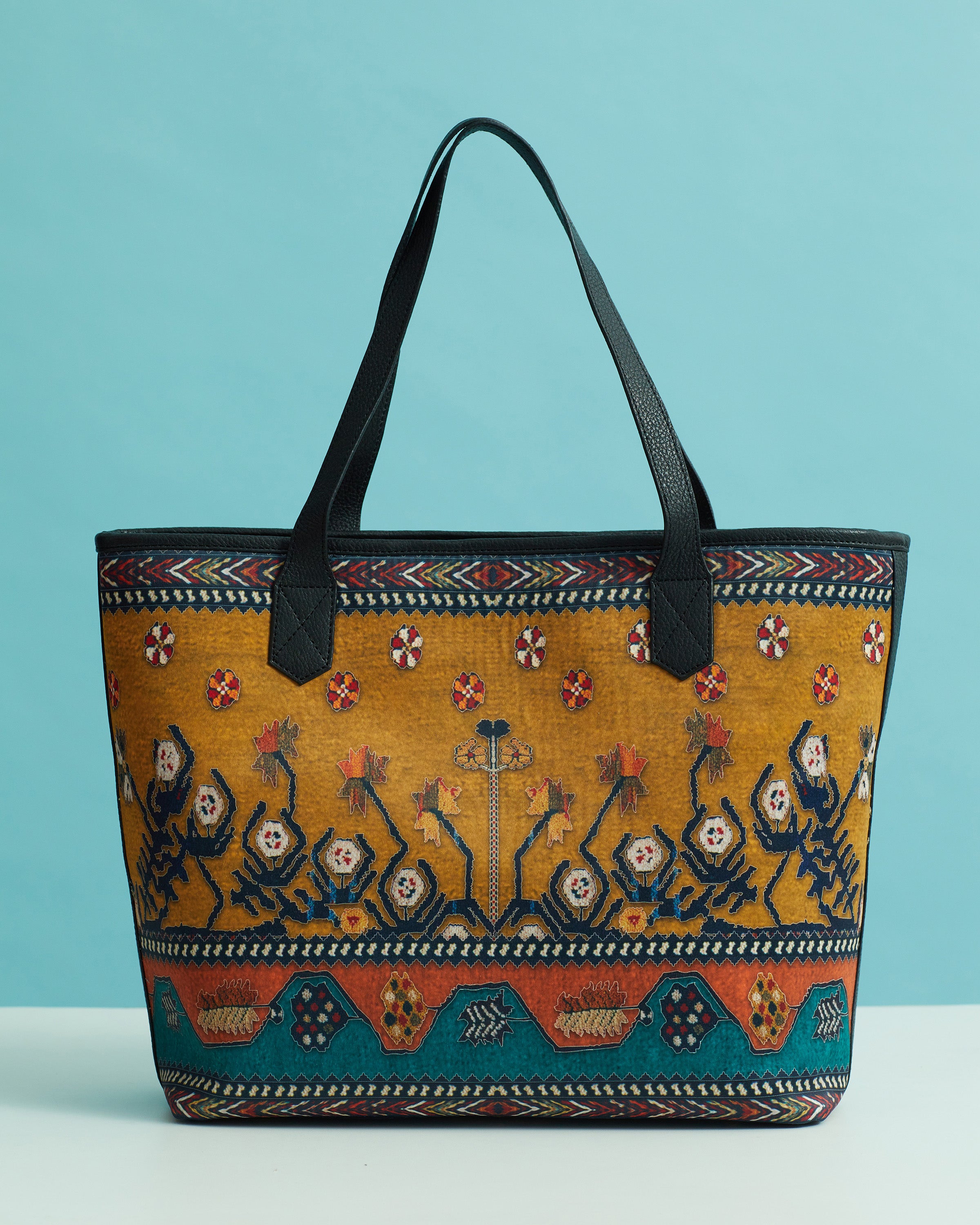 Casablanca : Binaya - Mustard/Teal
