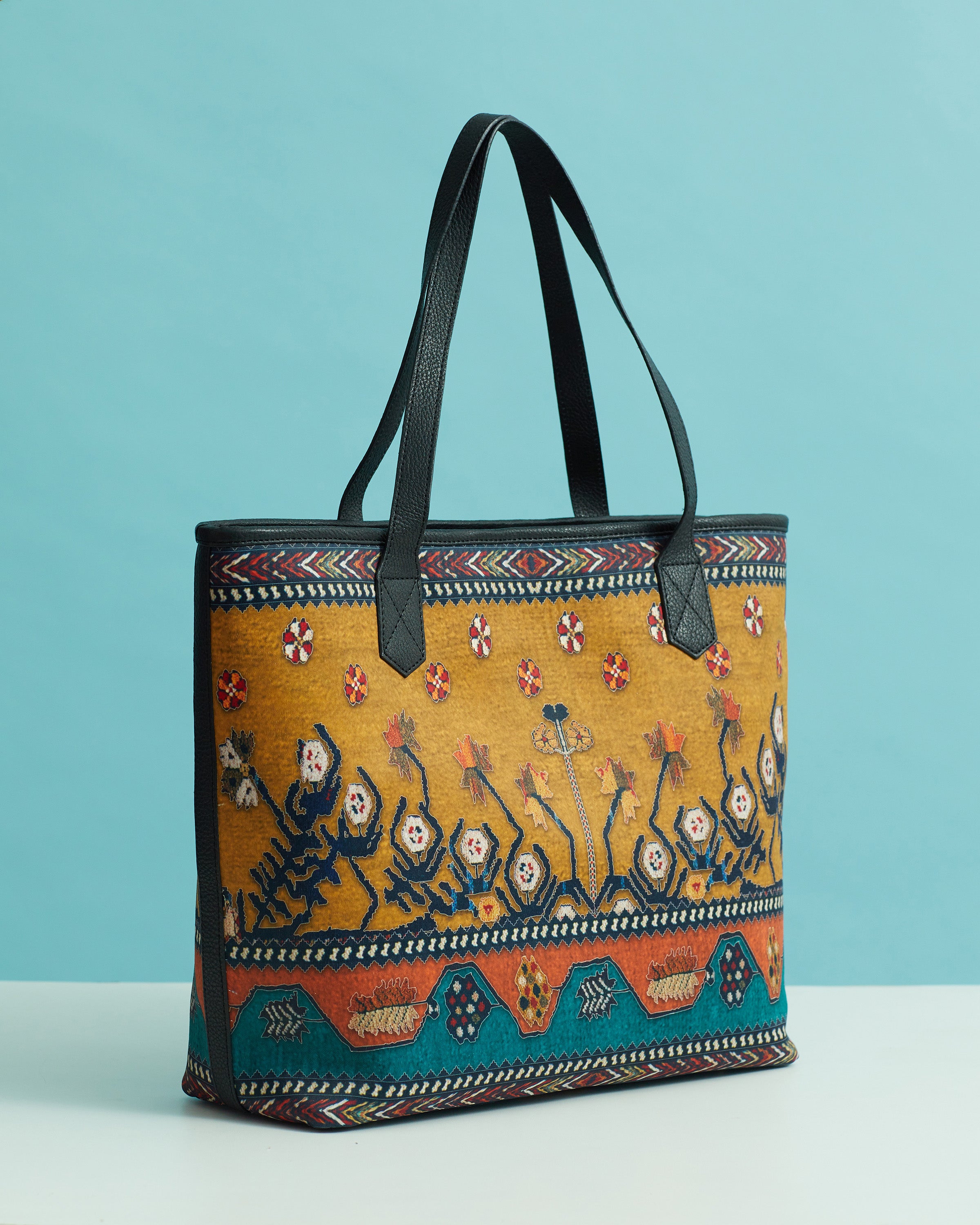 Casablanca : Binaya - Mustard/Teal