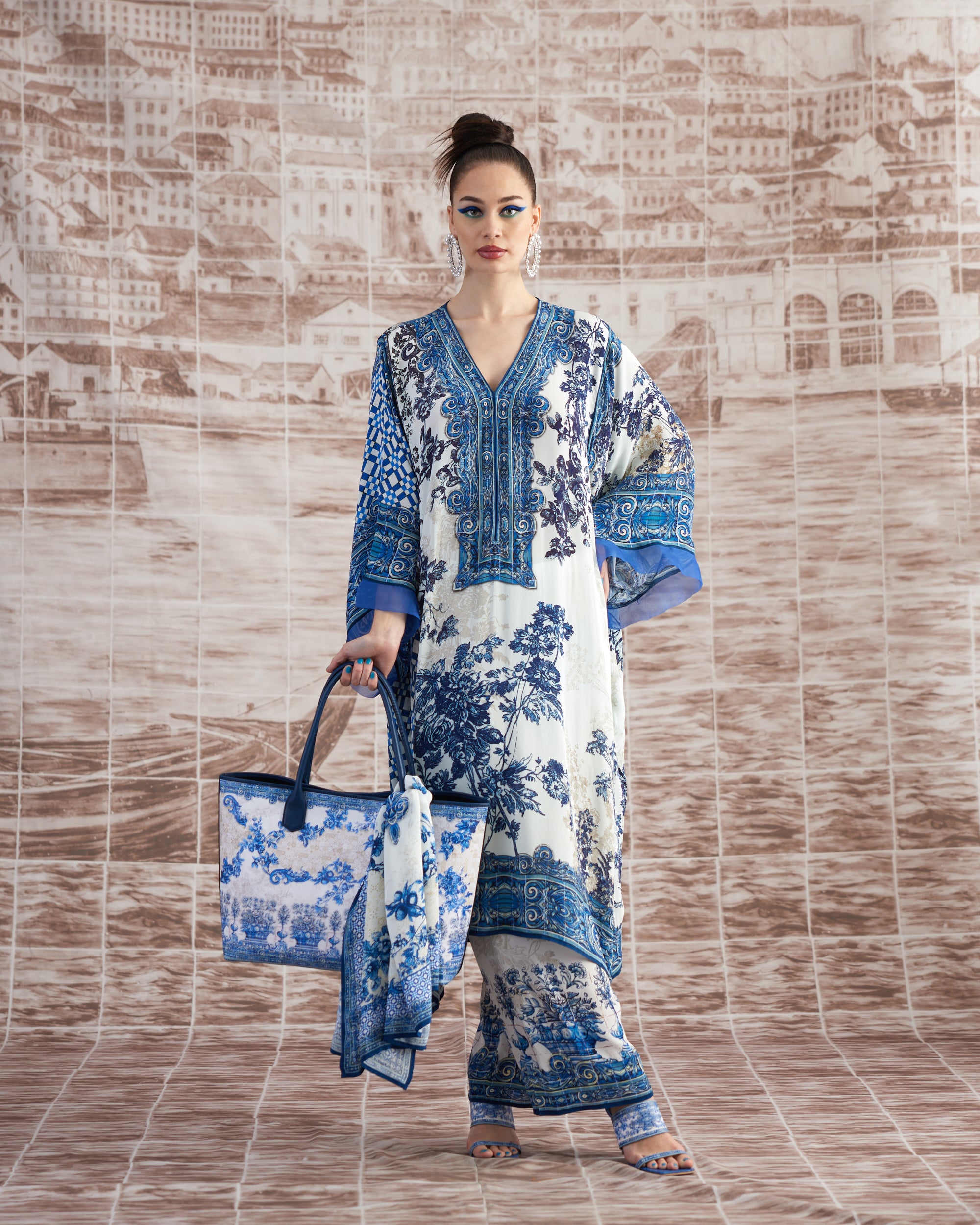 Love in Portofino (Portugal) : Olivia - Blue/White