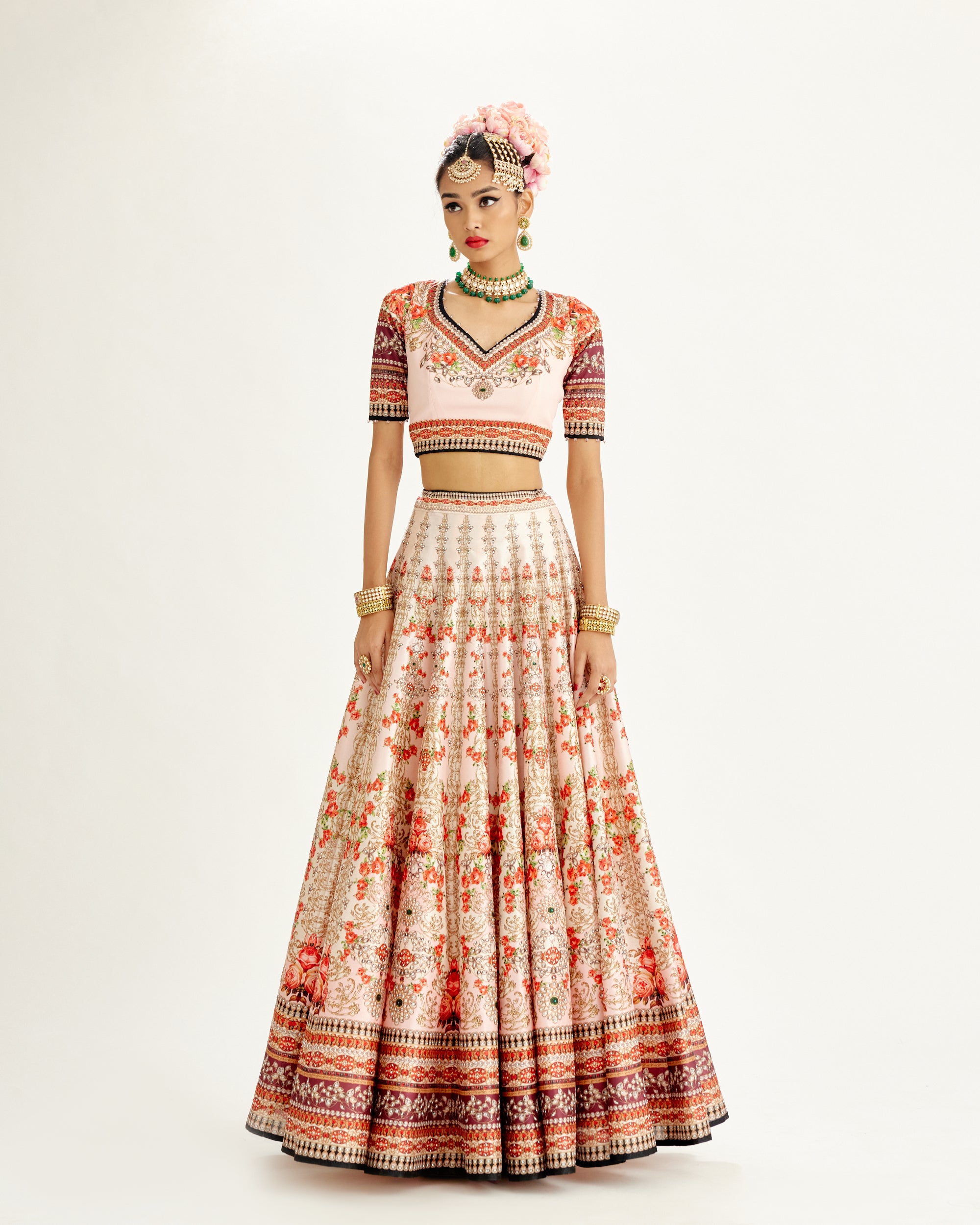 Pakeezah : Leela - Ivory/Blush