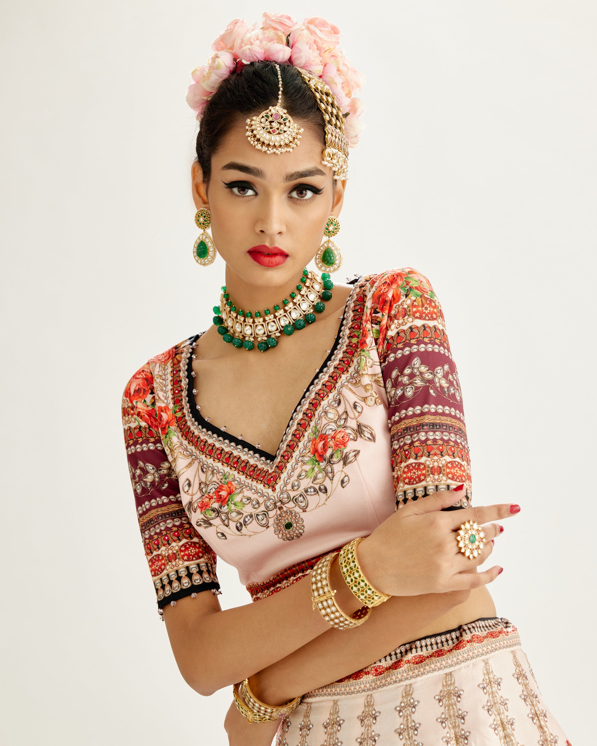 Pakeezah : Leela - Ivory/Blush