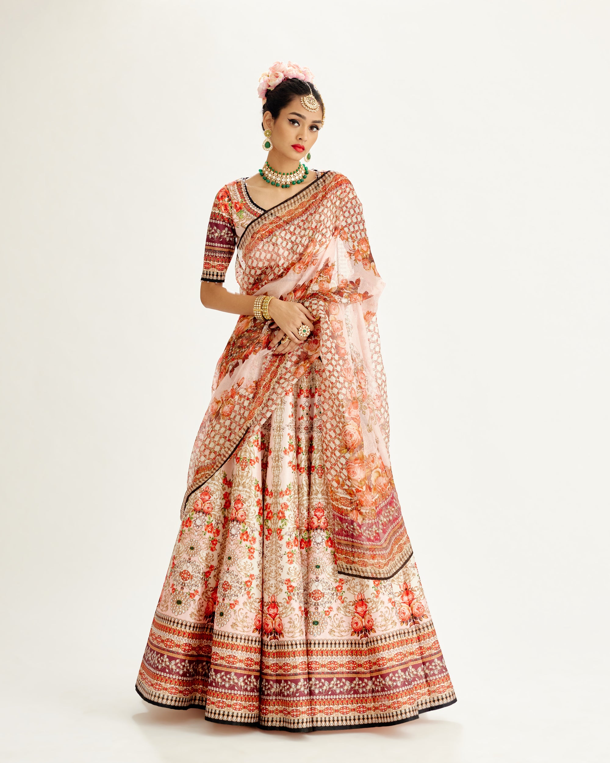 Pakeezah : Leela - Ivory/Blush
