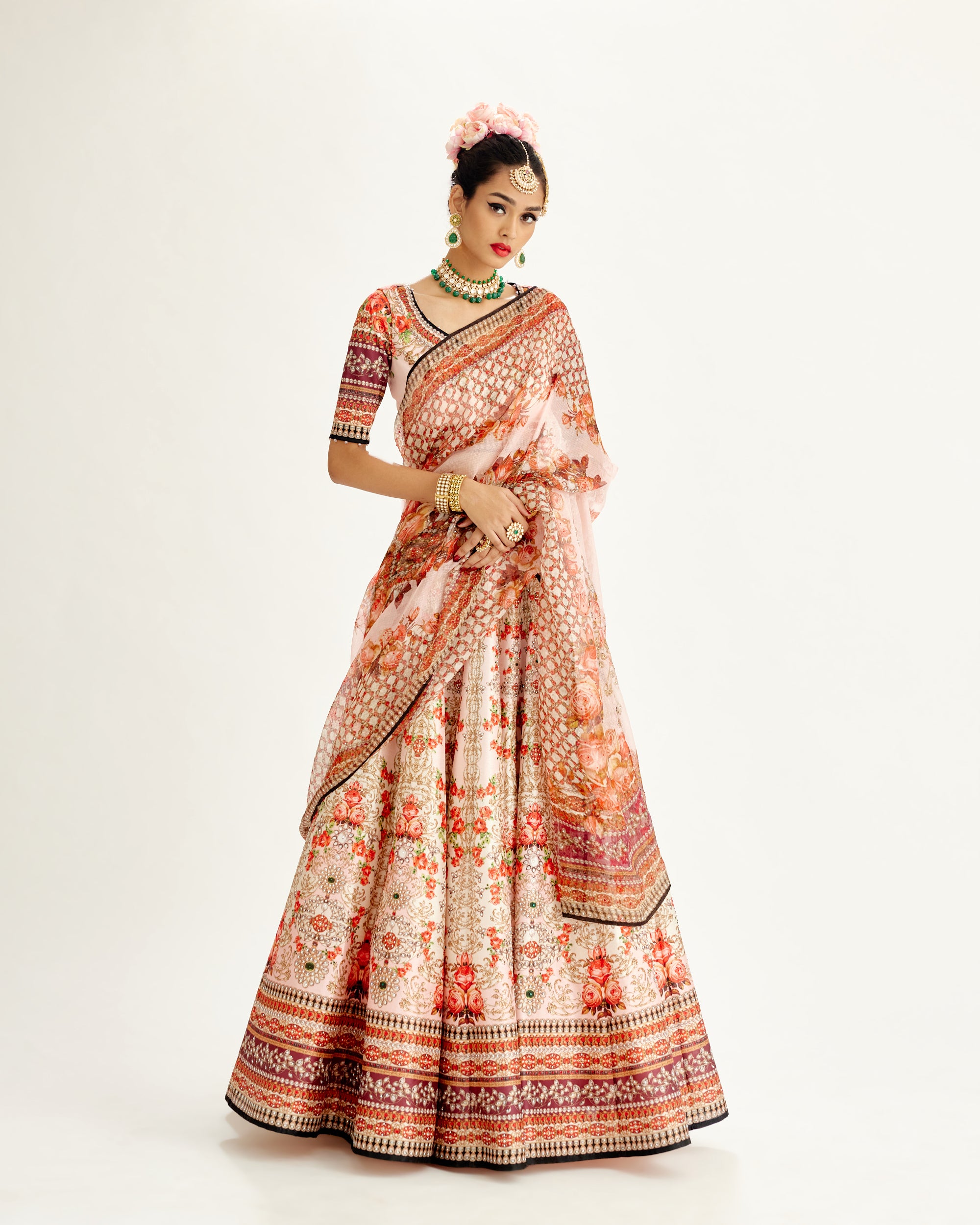 Pakeezah : Leela - Ivory/Blush