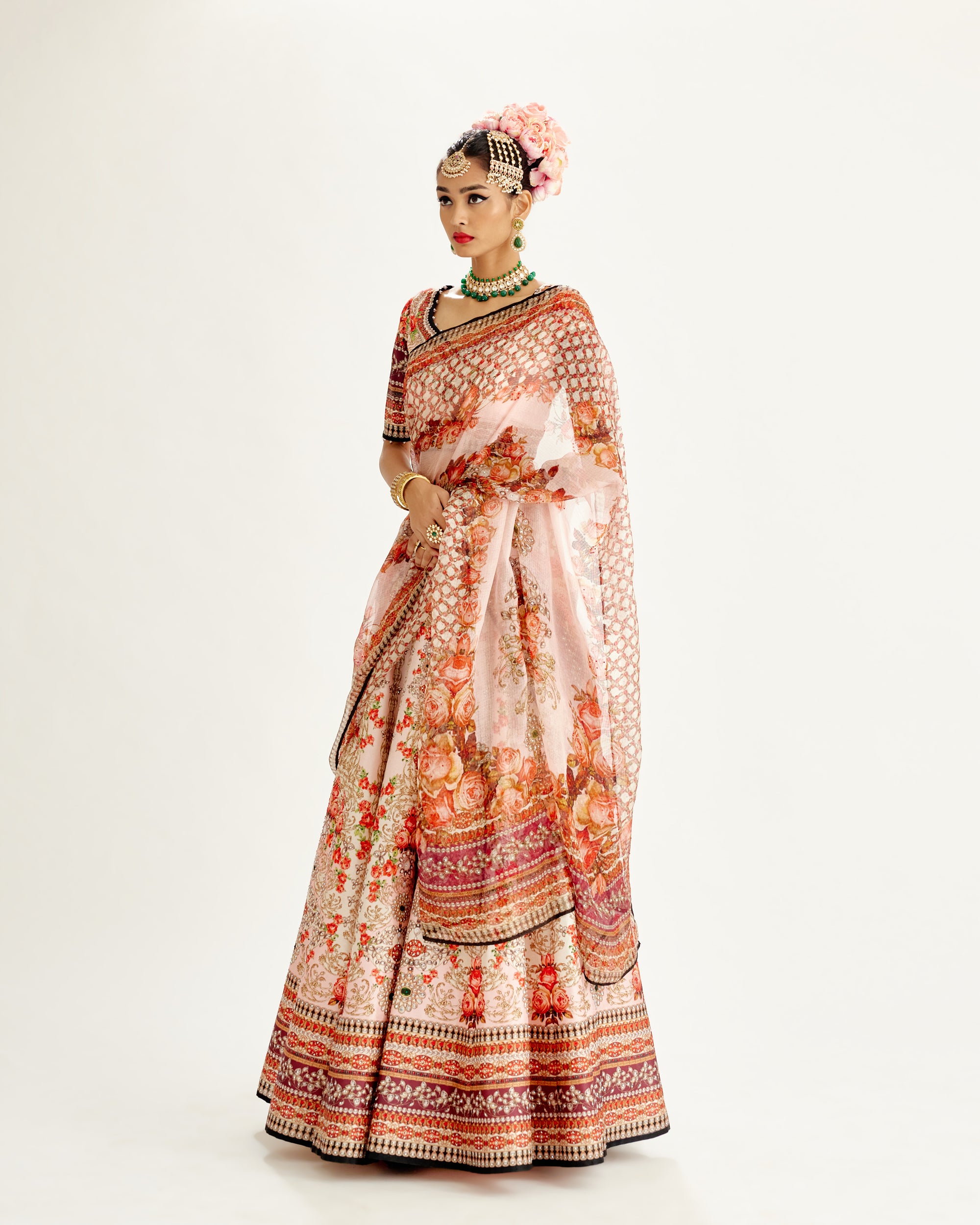 Pakeezah : Leela - Ivory/Blush