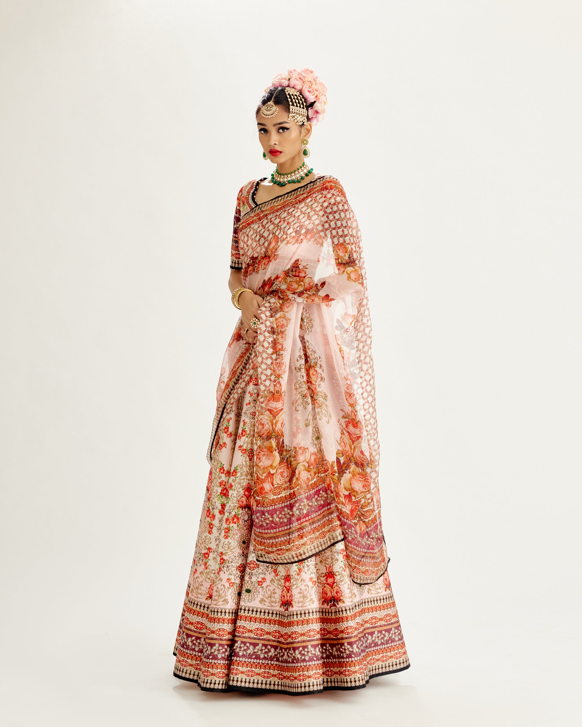Pakeezah : Leela - Ivory/Blush