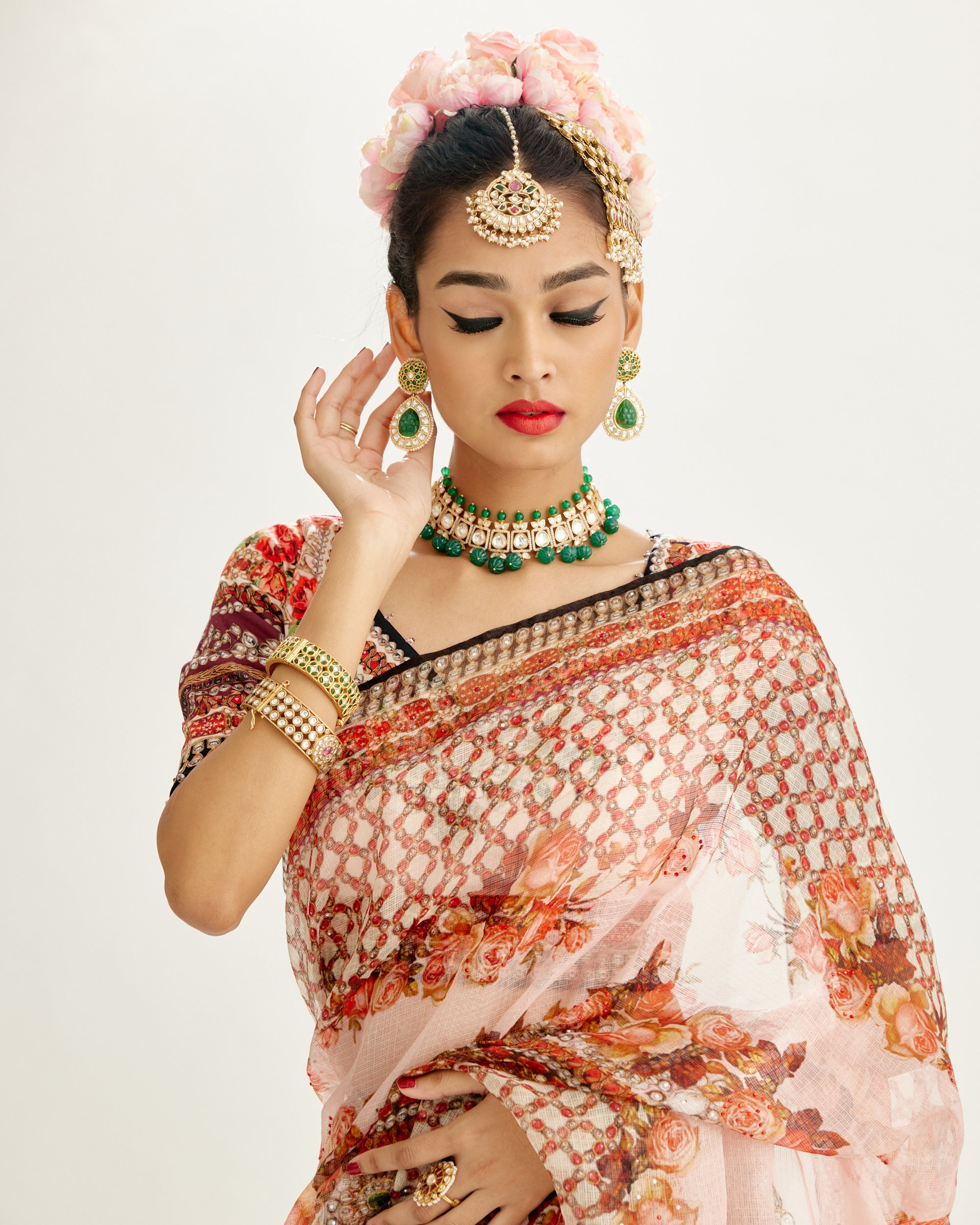 Pakeezah : Leela - Ivory/Blush