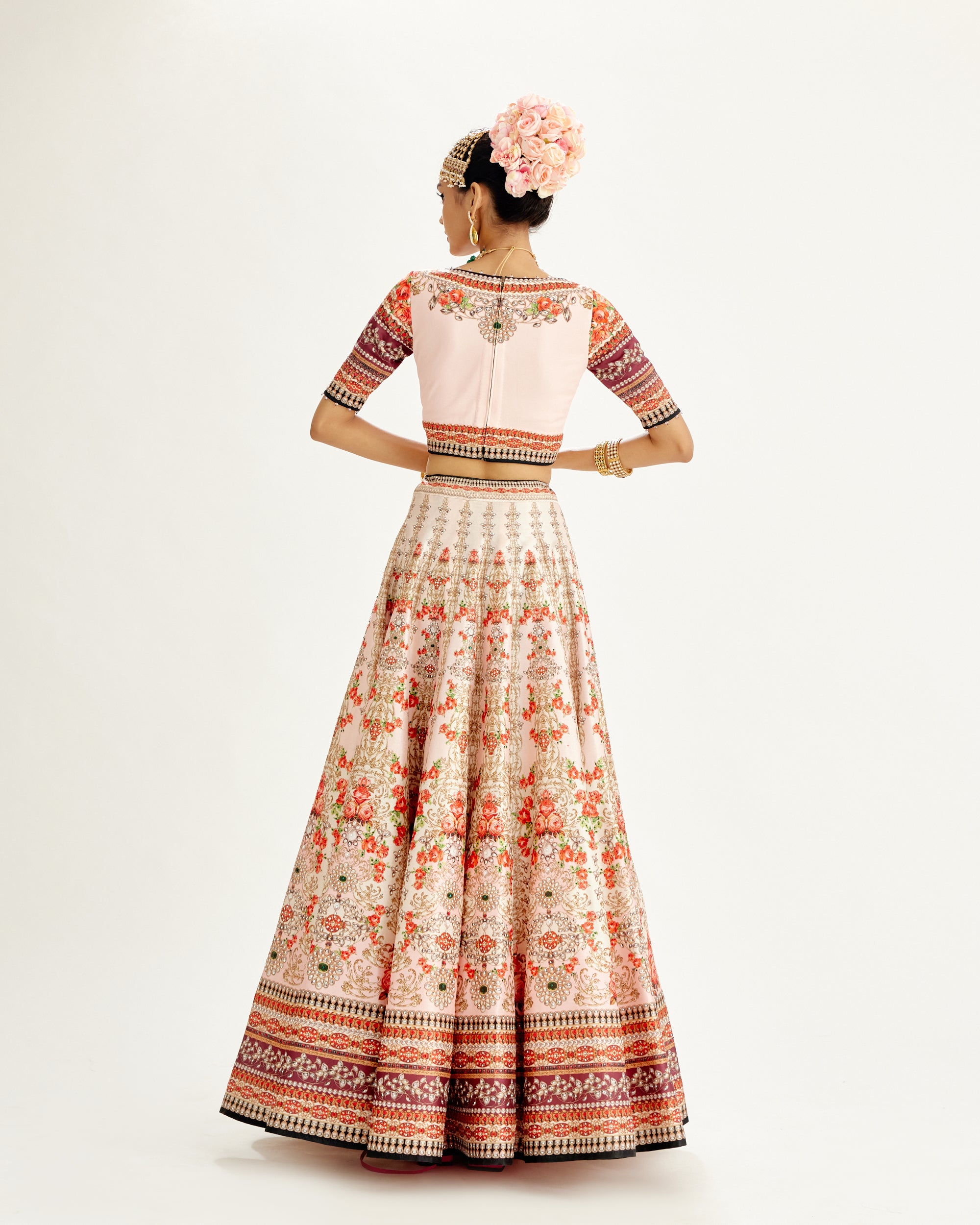 Pakeezah : Leela - Ivory/Blush