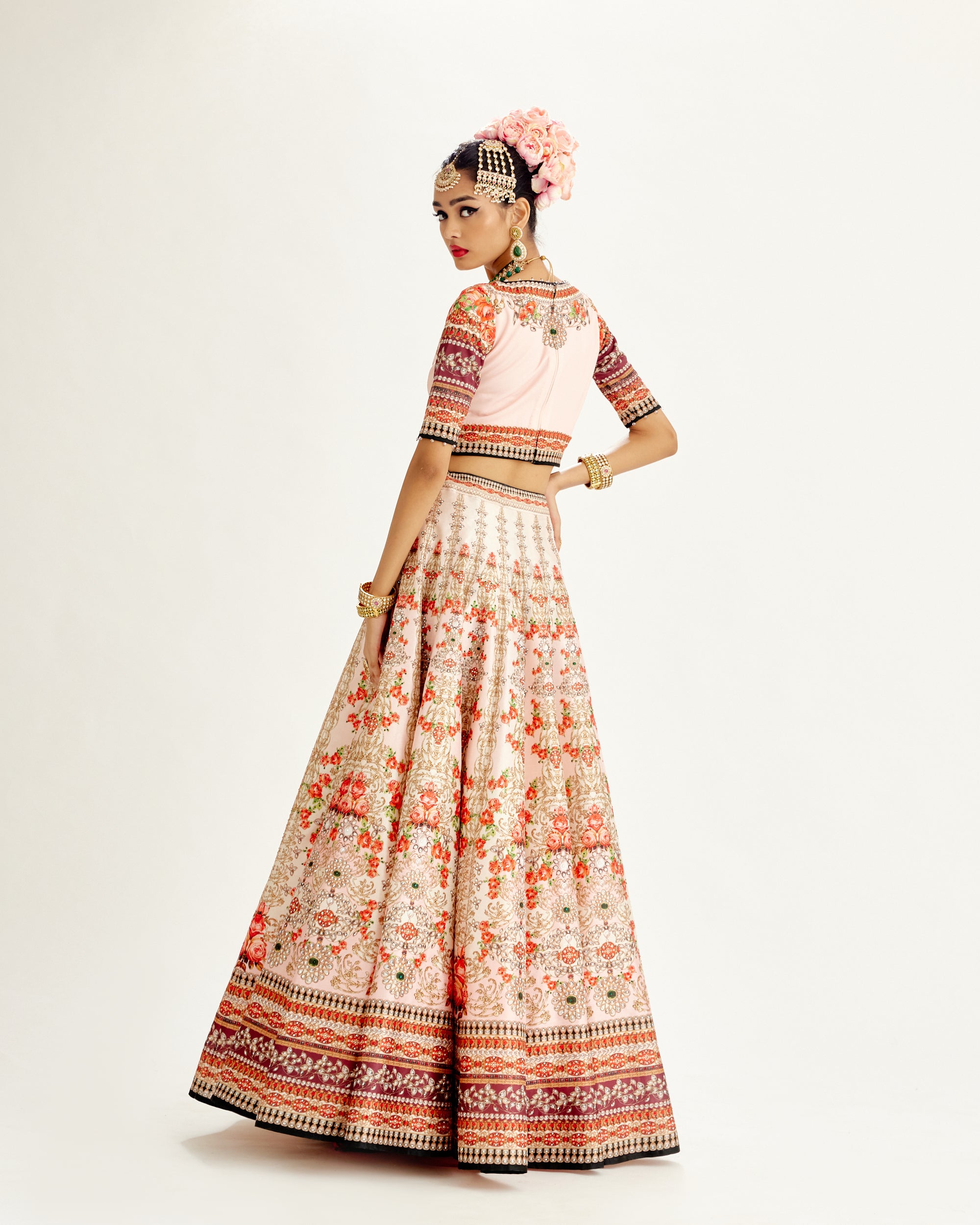 Pakeezah : Leela - Ivory/Blush