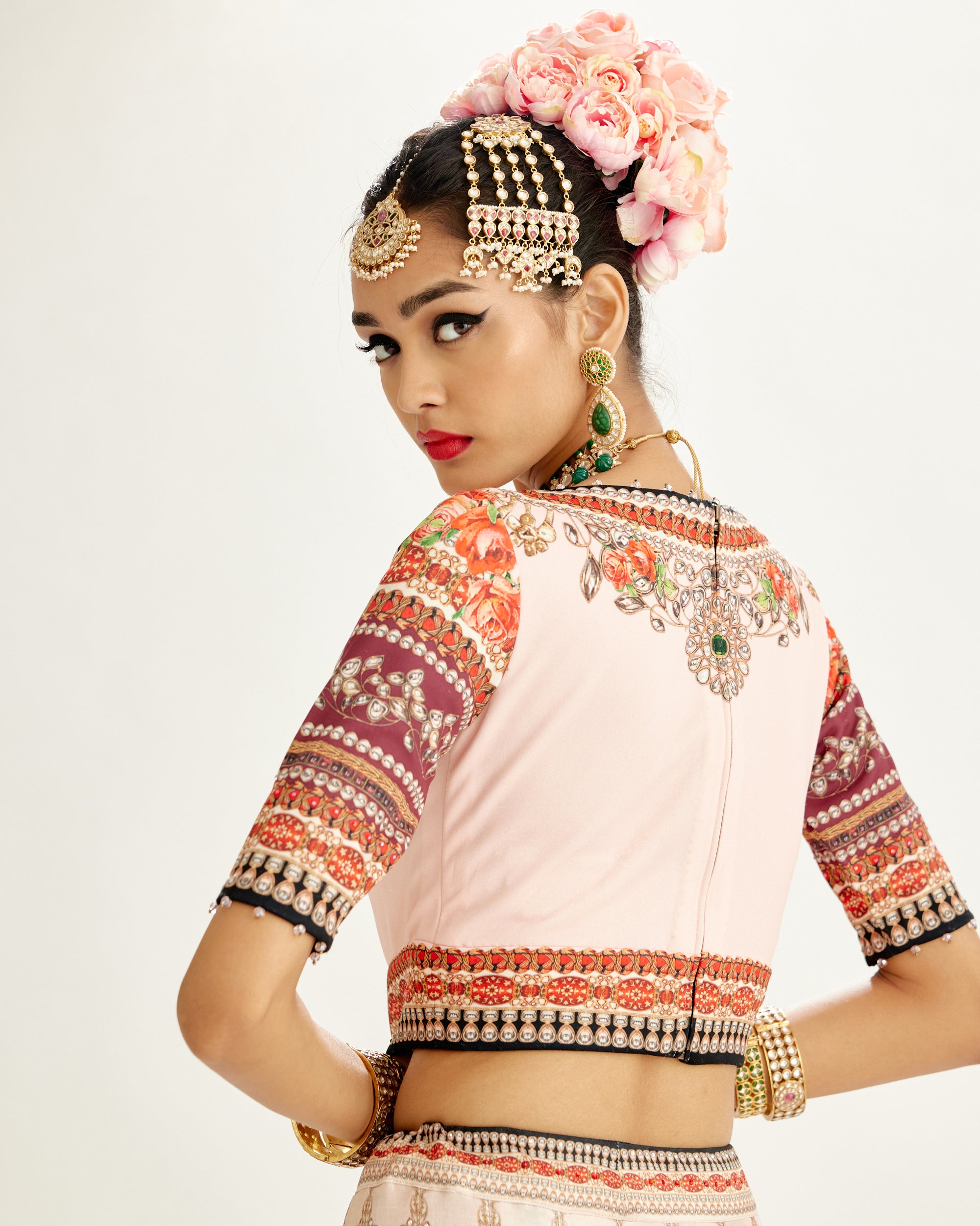 Pakeezah : Leela - Ivory/Blush