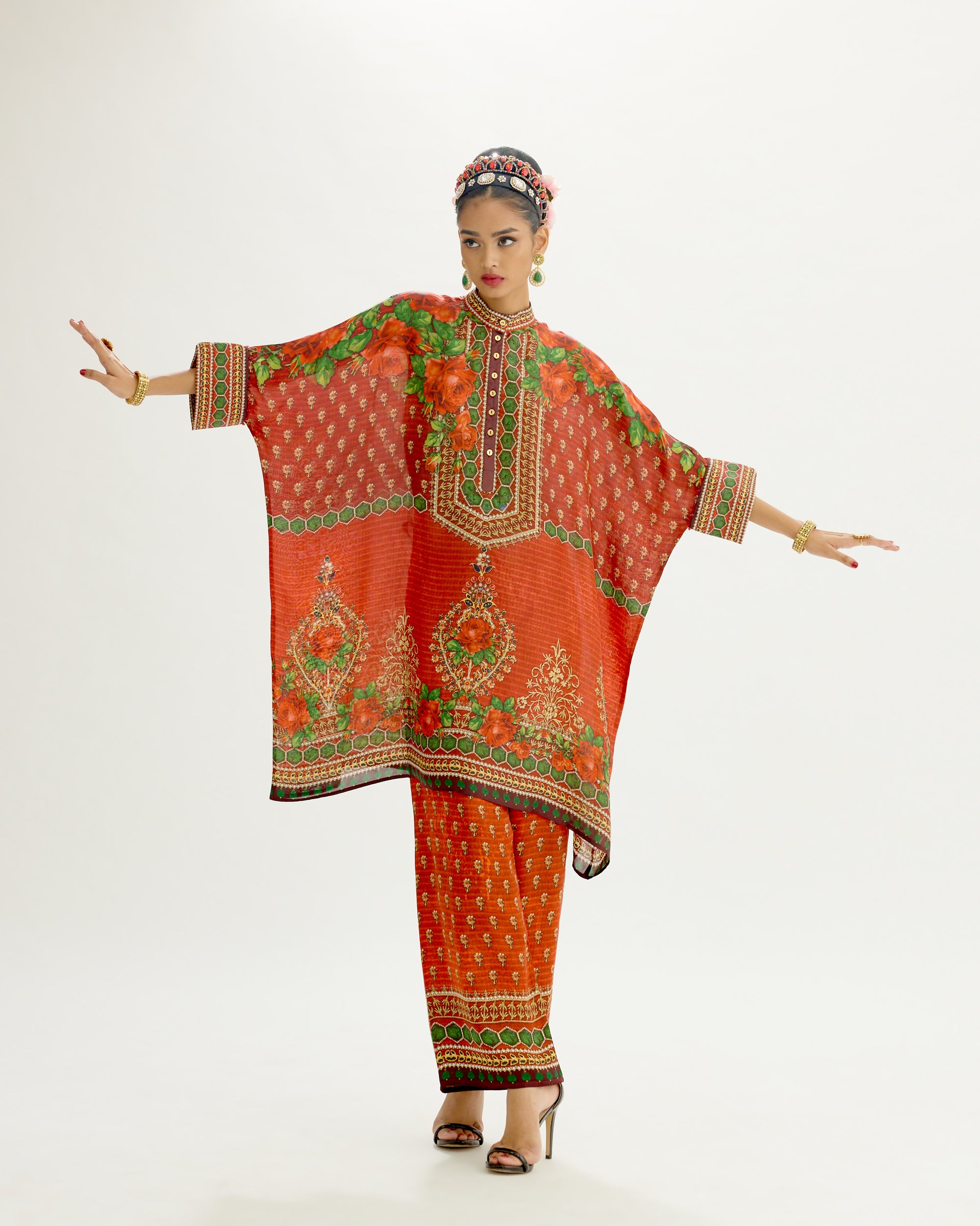 Pakeezah : Chanel 36" - Red