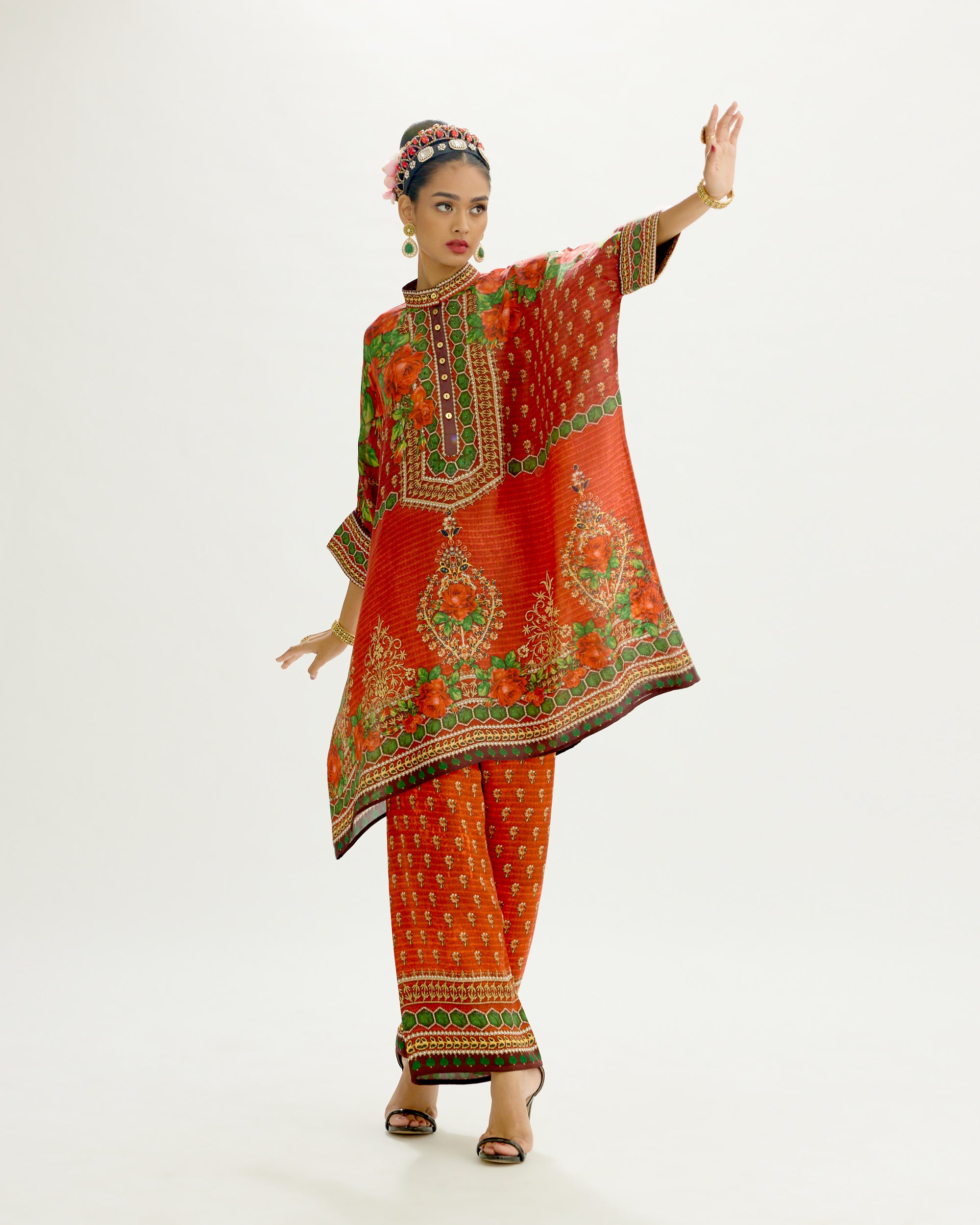 Pakeezah : Chanel 36" - Red