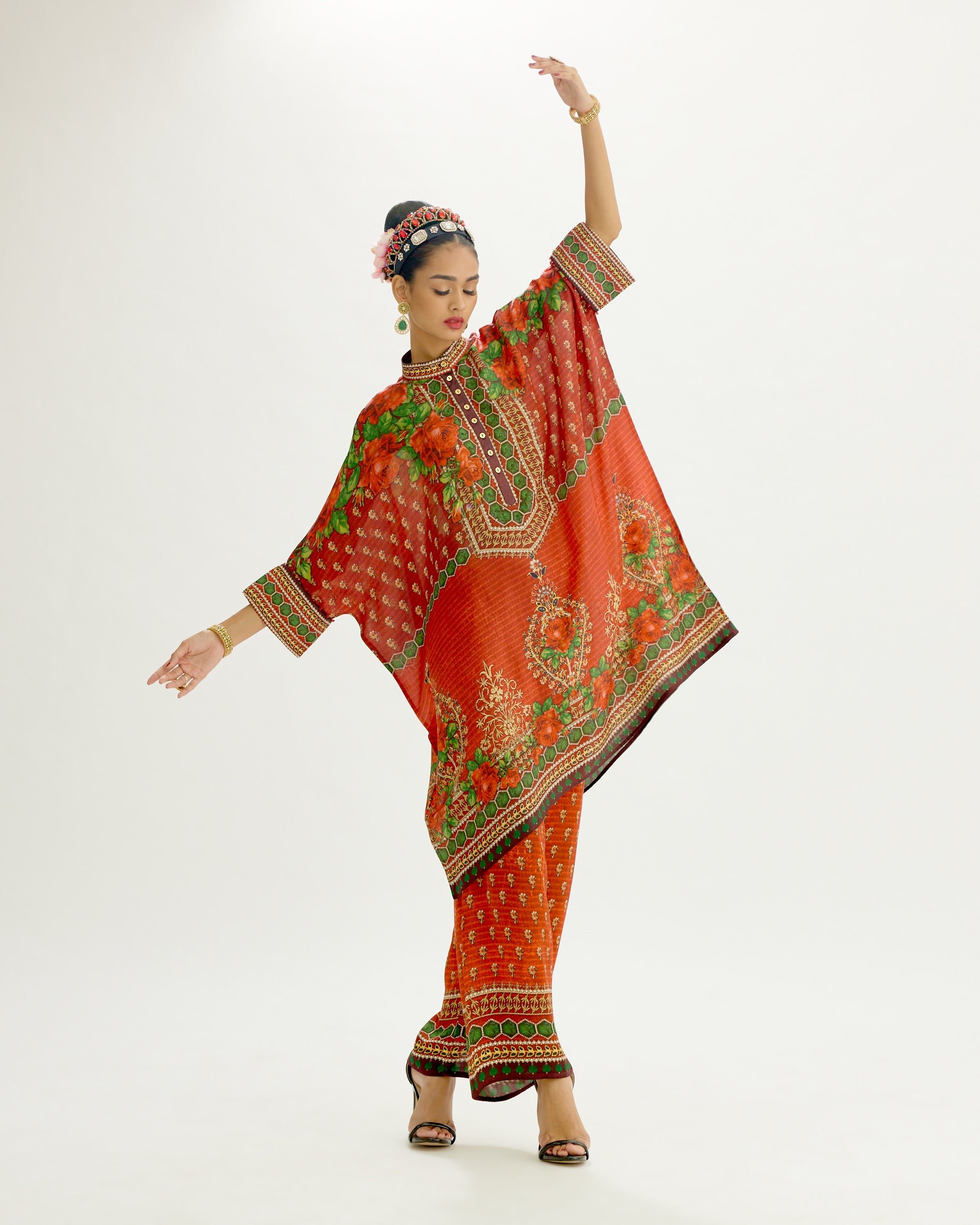 Pakeezah : Chanel 36" - Red