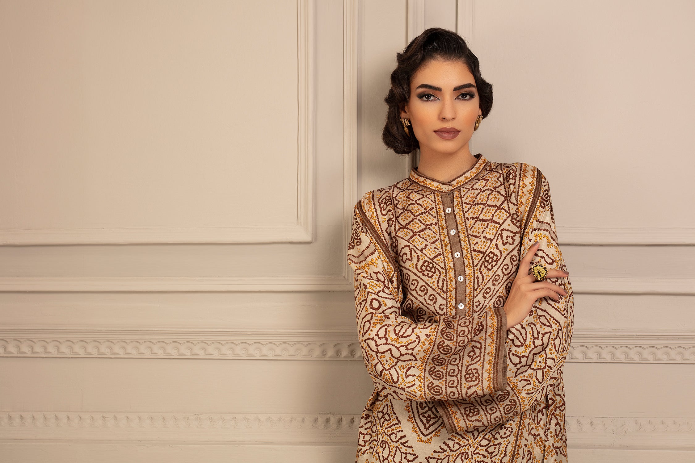 Bandhej : Ghazala Ivory + Paloma