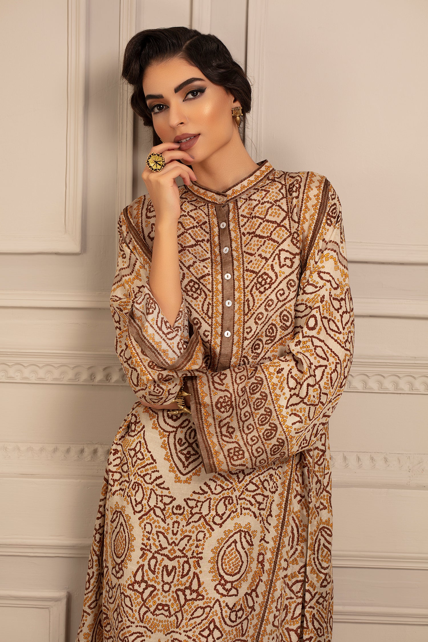 Bandhej : Ghazala Ivory + Paloma