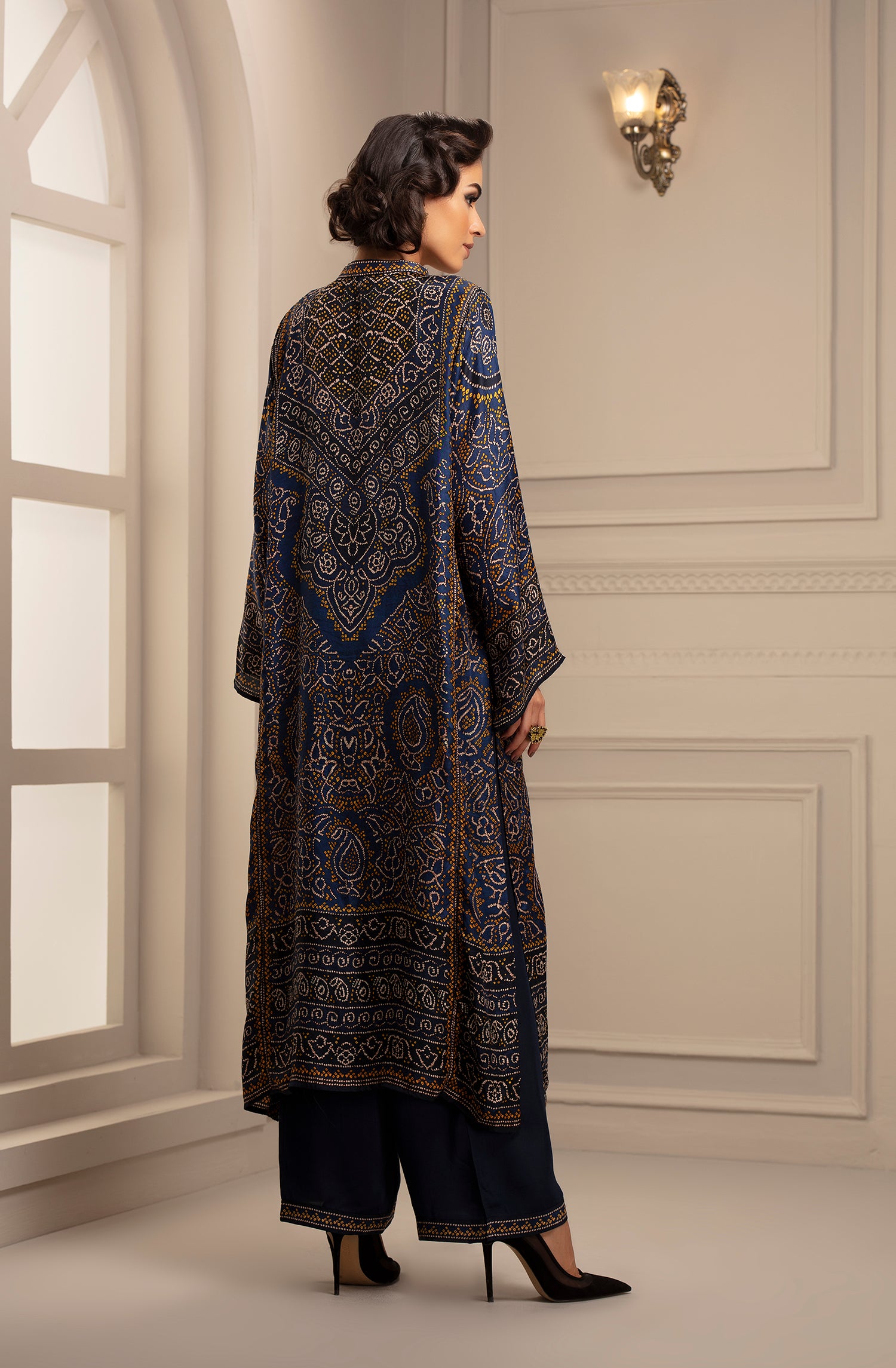 Bandhej : Ghazala Blue + Paloma