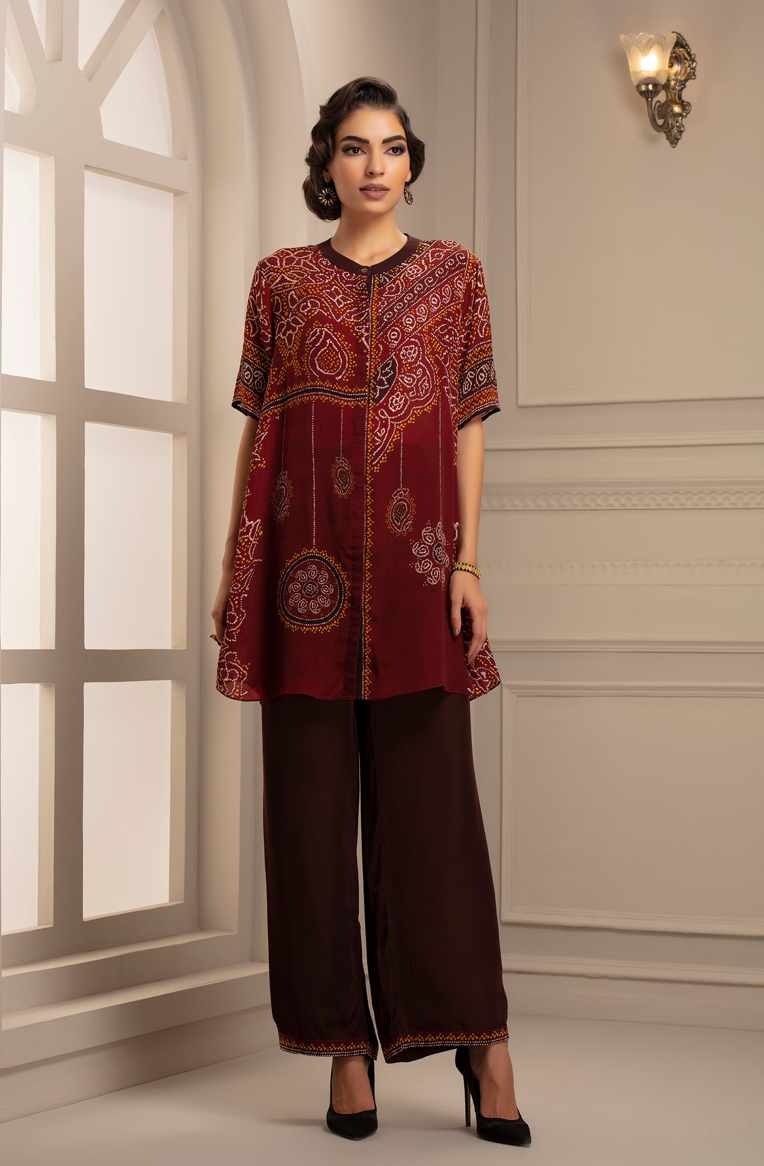 Bandhej : Basheera Red + Paloma