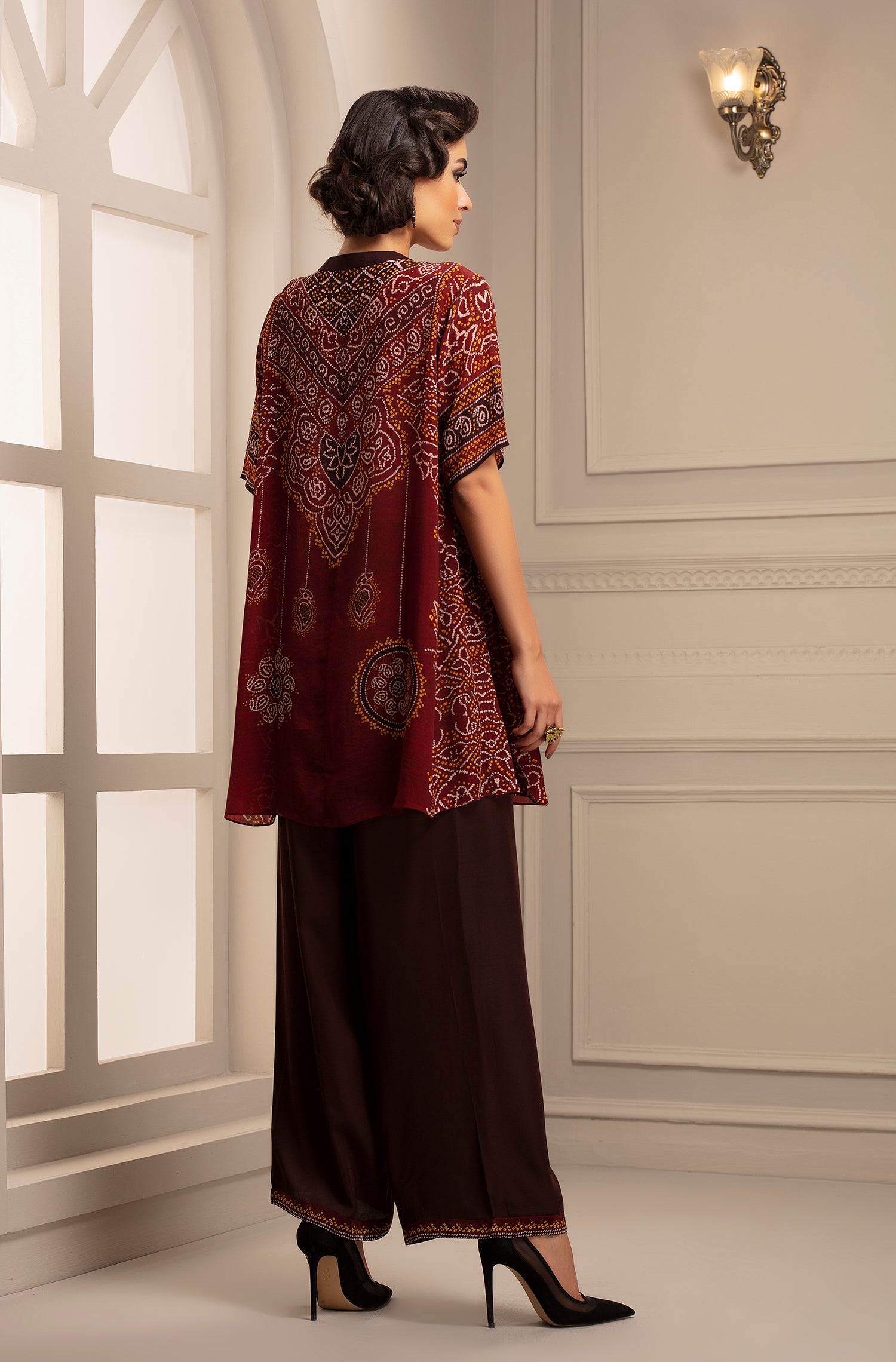 Bandhej : Basheera Red + Paloma