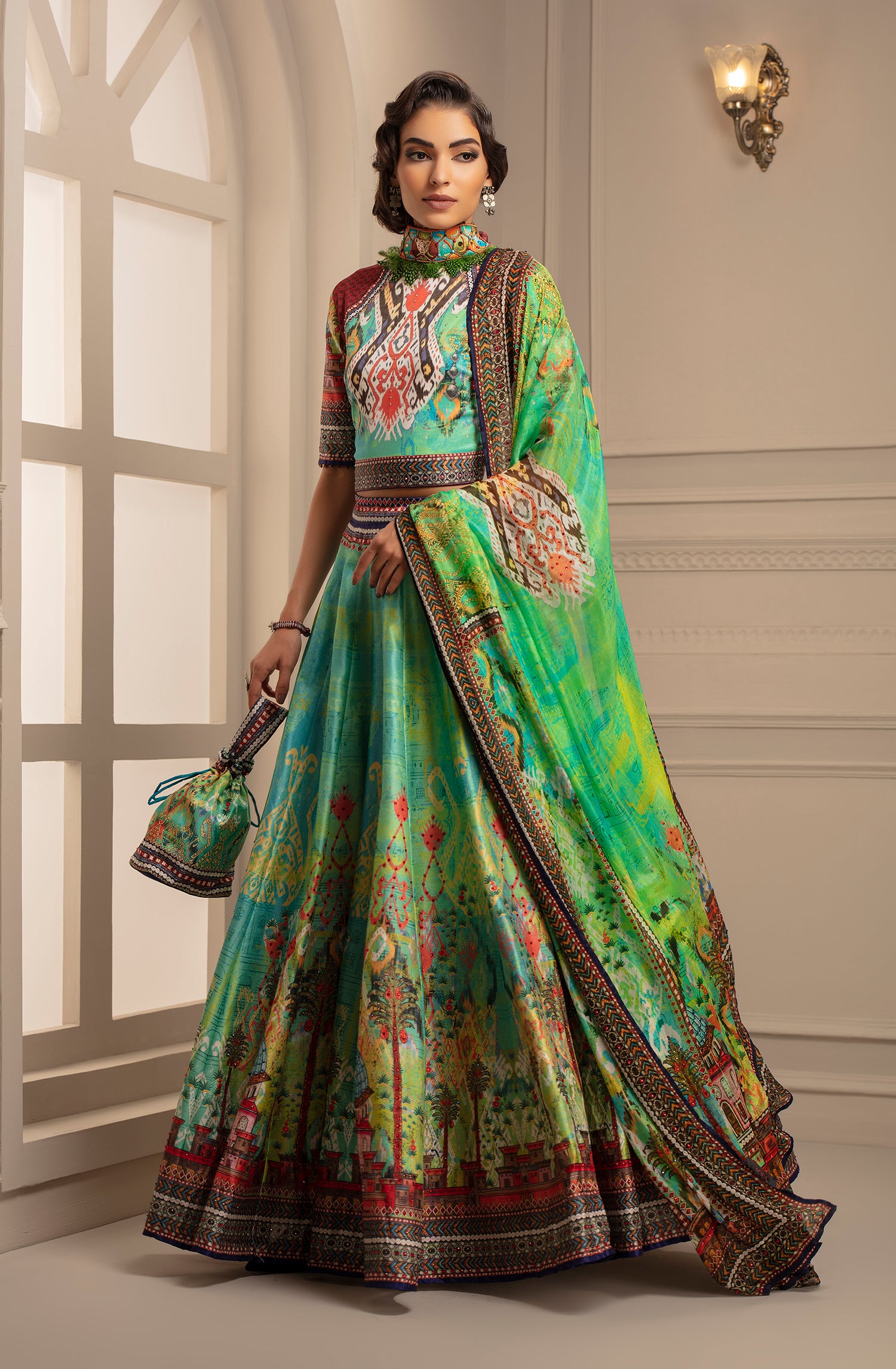 Istanbul Leela : Lime/Turq